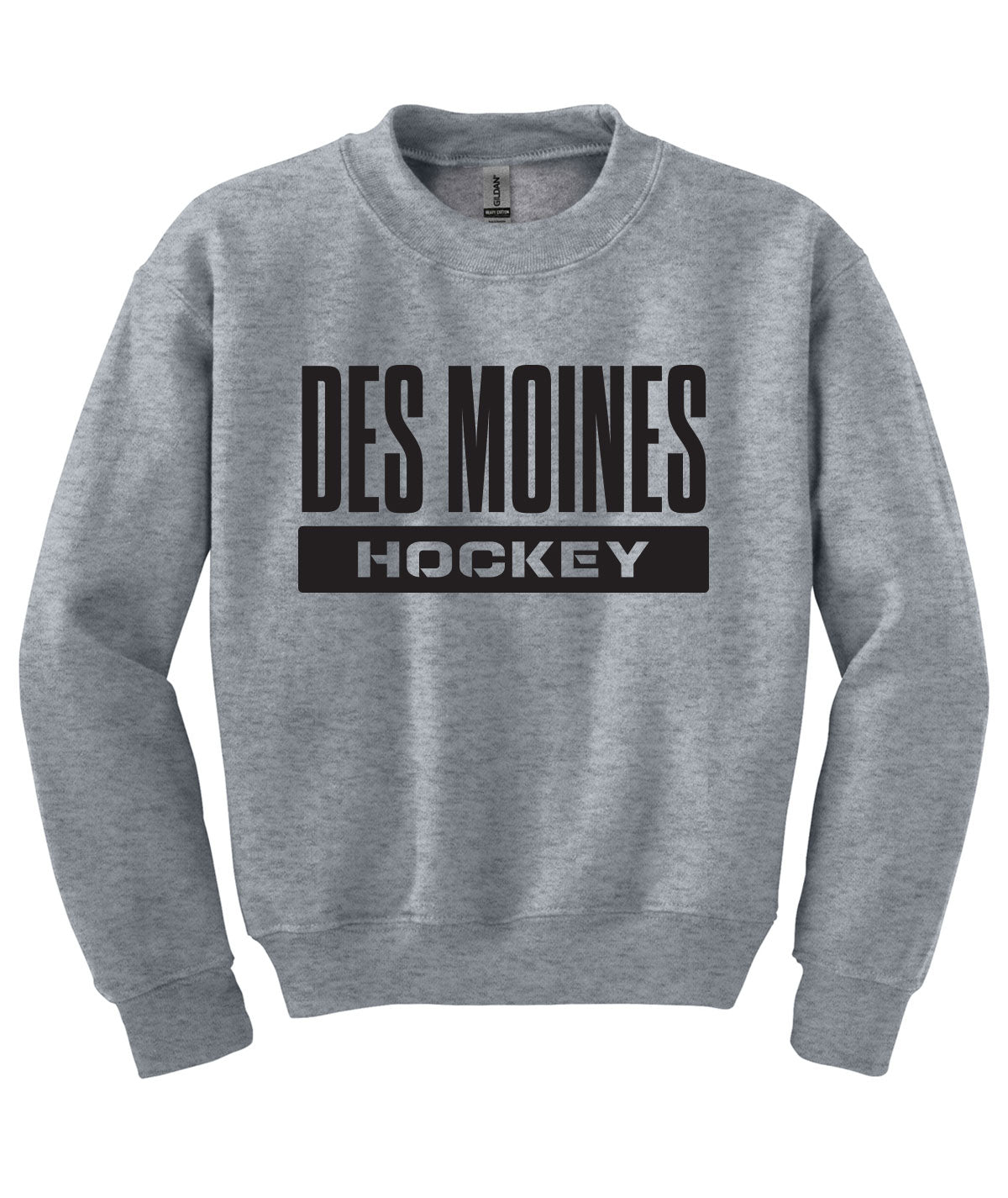 Des Moines Hockey Youth Crewneck Sweatshirt