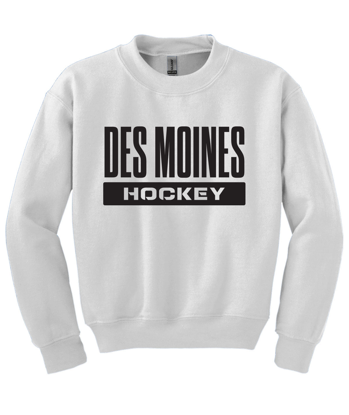 Des Moines Hockey Youth Crewneck Sweatshirt