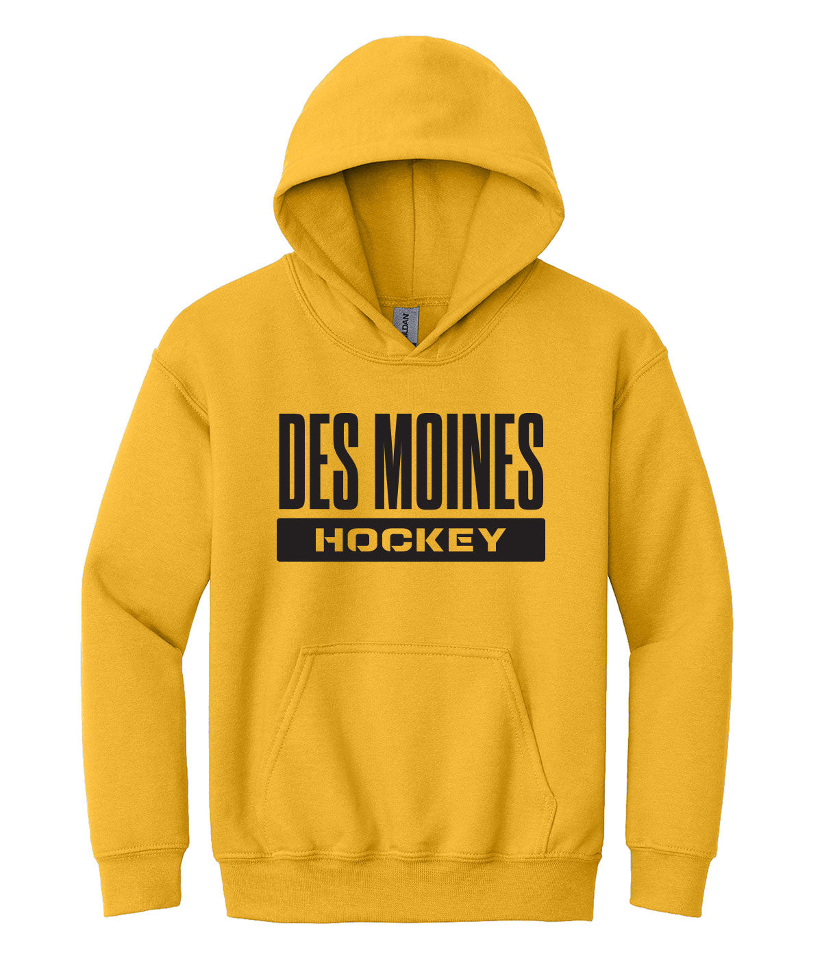 Des Moines Hockey Youth Hooded Sweatshirt
