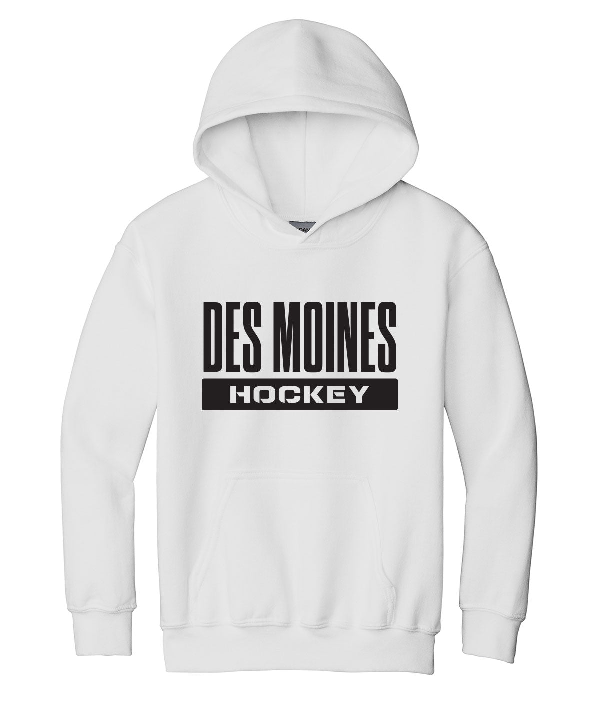 Des Moines Hockey Youth Hooded Sweatshirt