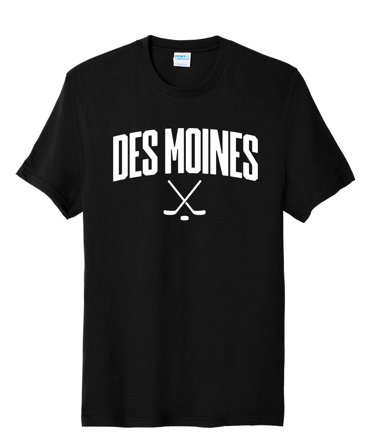 Des Moines Hockey Sticks Youth Soft Tee