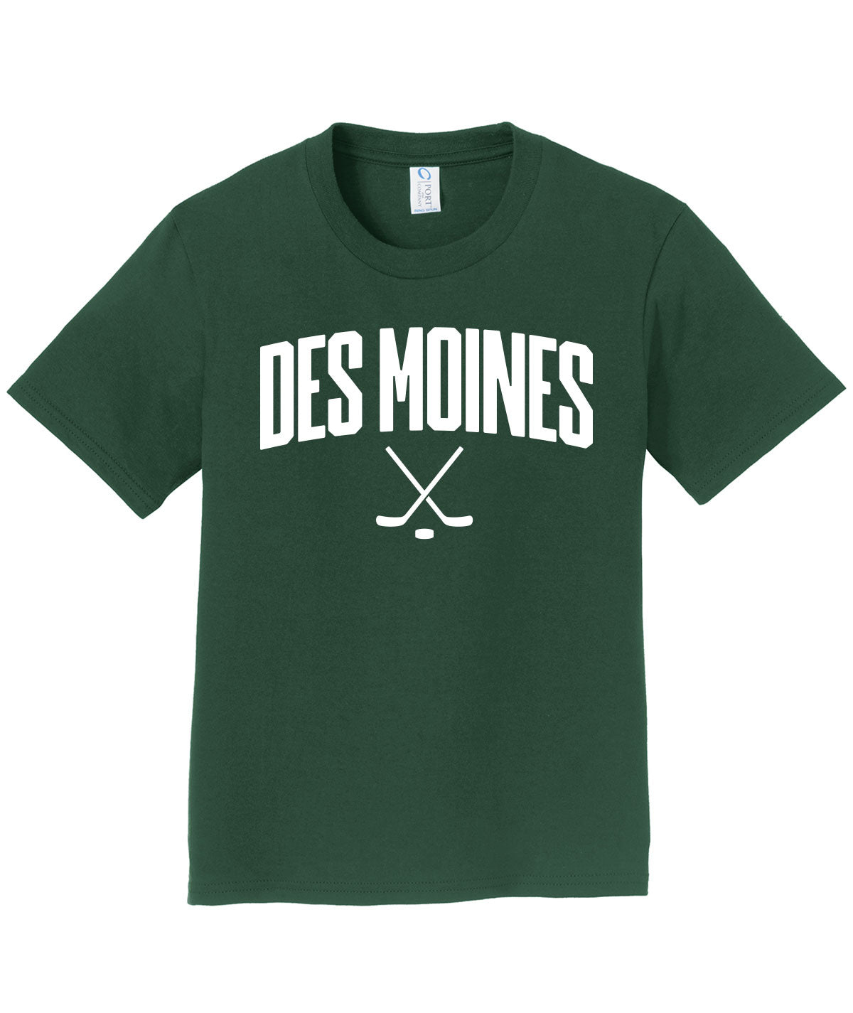 Des Moines Hockey Sticks Youth Soft Tee