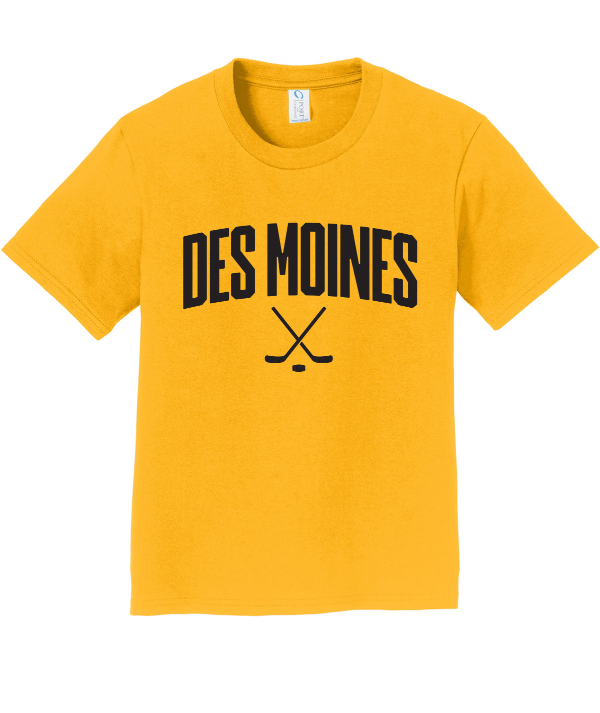 Des Moines Hockey Sticks Youth Soft Tee