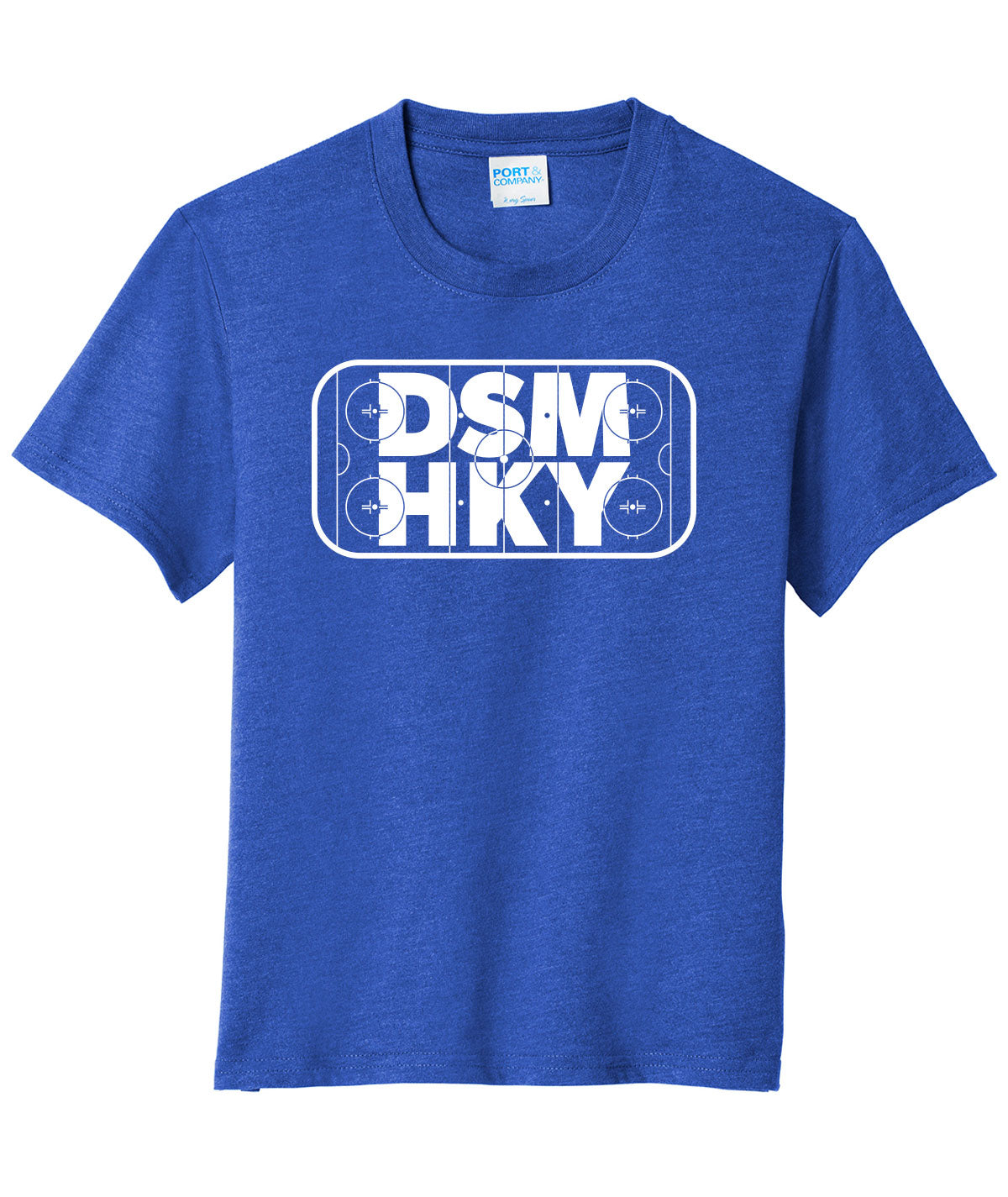Des Moines Hockey DSM HKY Youth Soft Tee