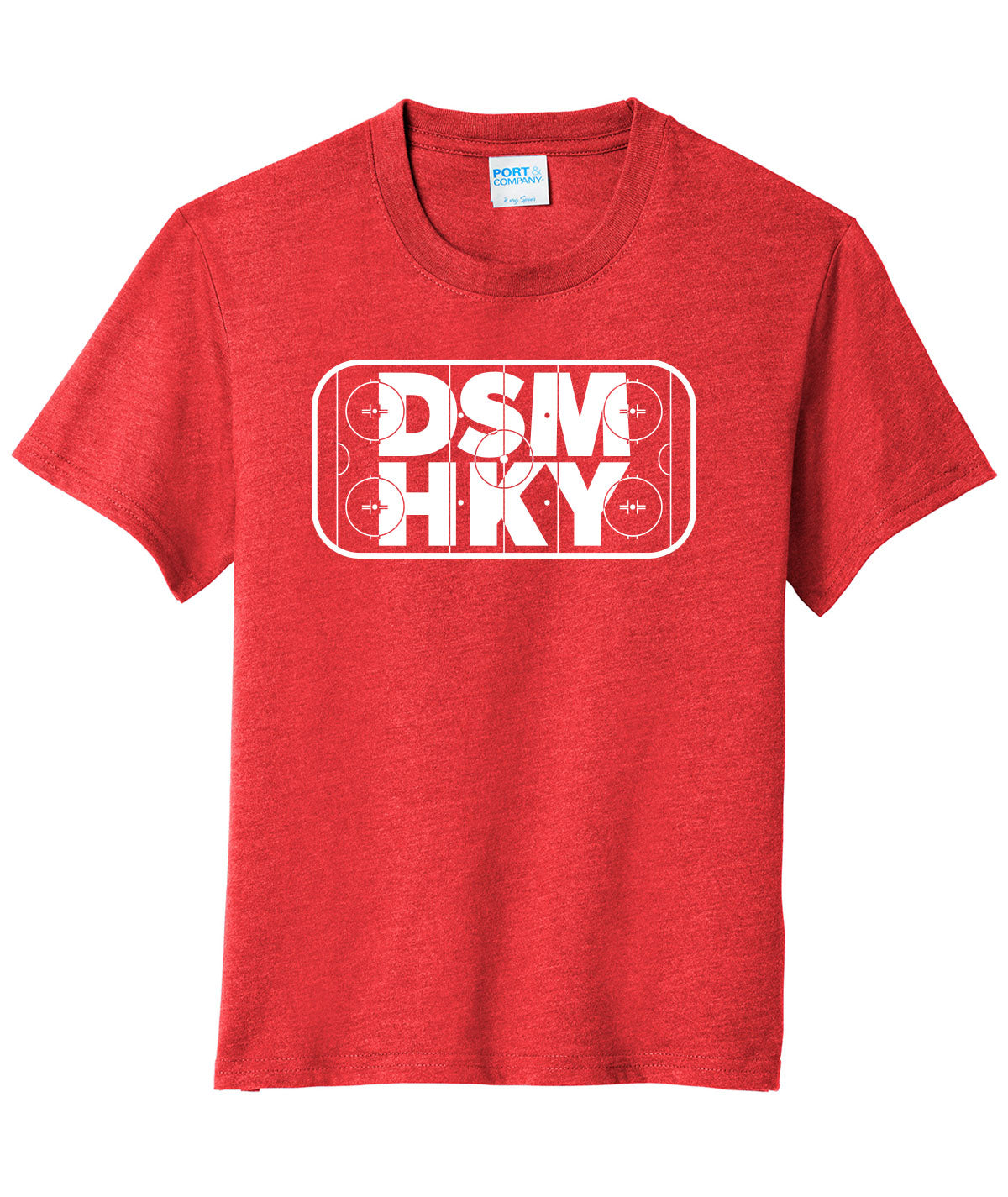 Des Moines Hockey DSM HKY Youth Soft Tee