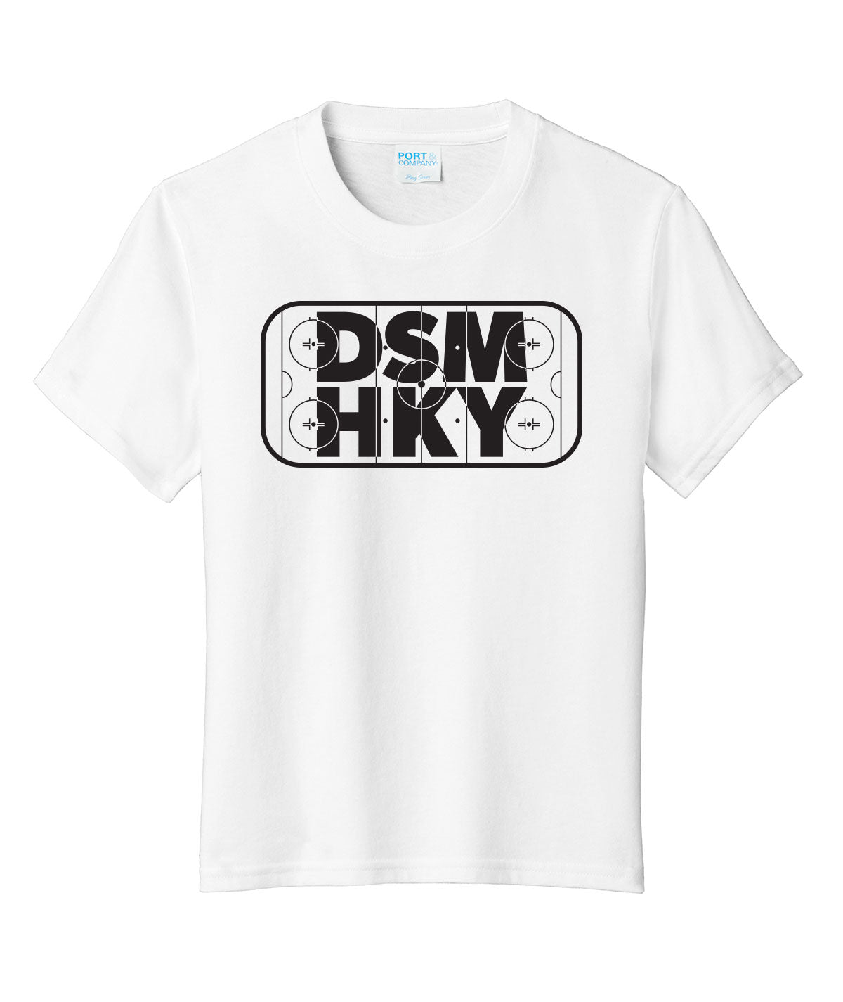Des Moines Hockey DSM HKY Youth Soft Tee