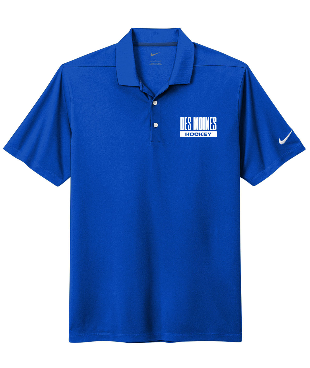 Des Moines Hockey Nike Dri-Fit Polo