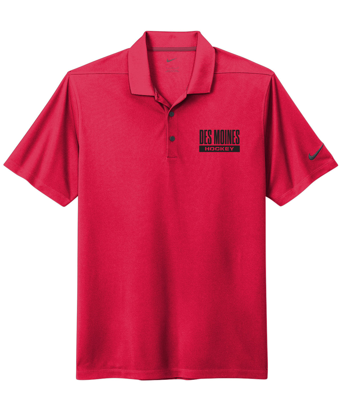 Des Moines Hockey Nike Dri-Fit Polo
