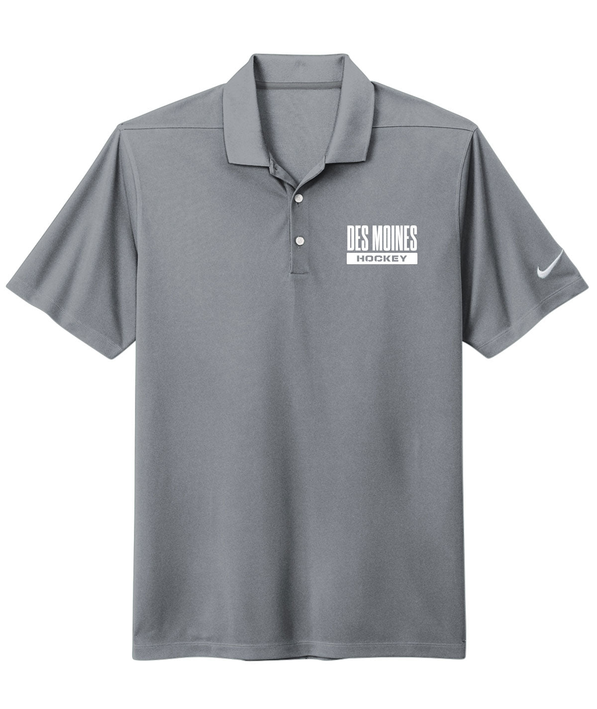 Des Moines Hockey Nike Dri-Fit Polo