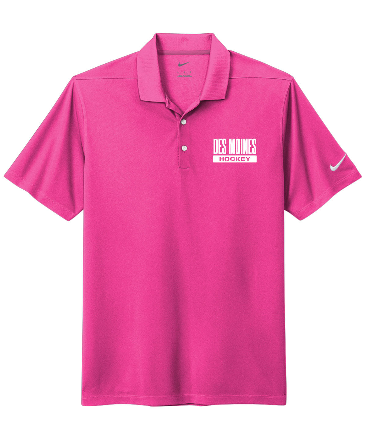 Des Moines Hockey Nike Dri-Fit Polo