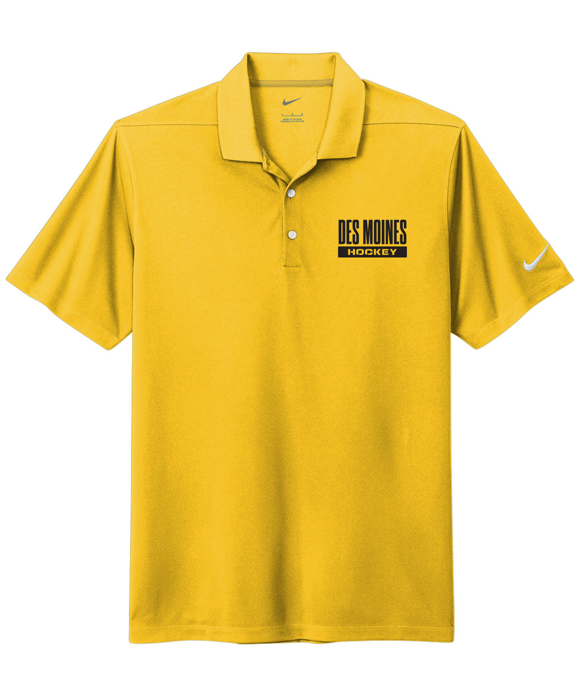 Des Moines Hockey Nike Dri-Fit Polo