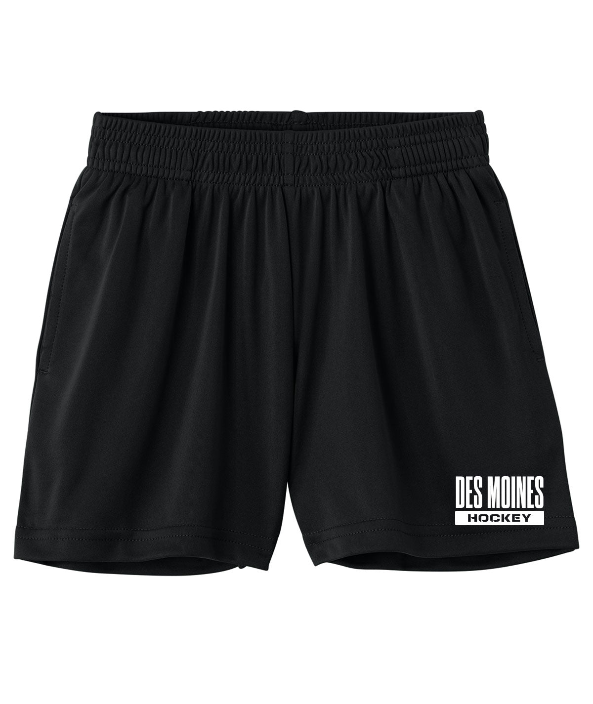 Des Moines Hockey Youth Pocketed Performance Shorts