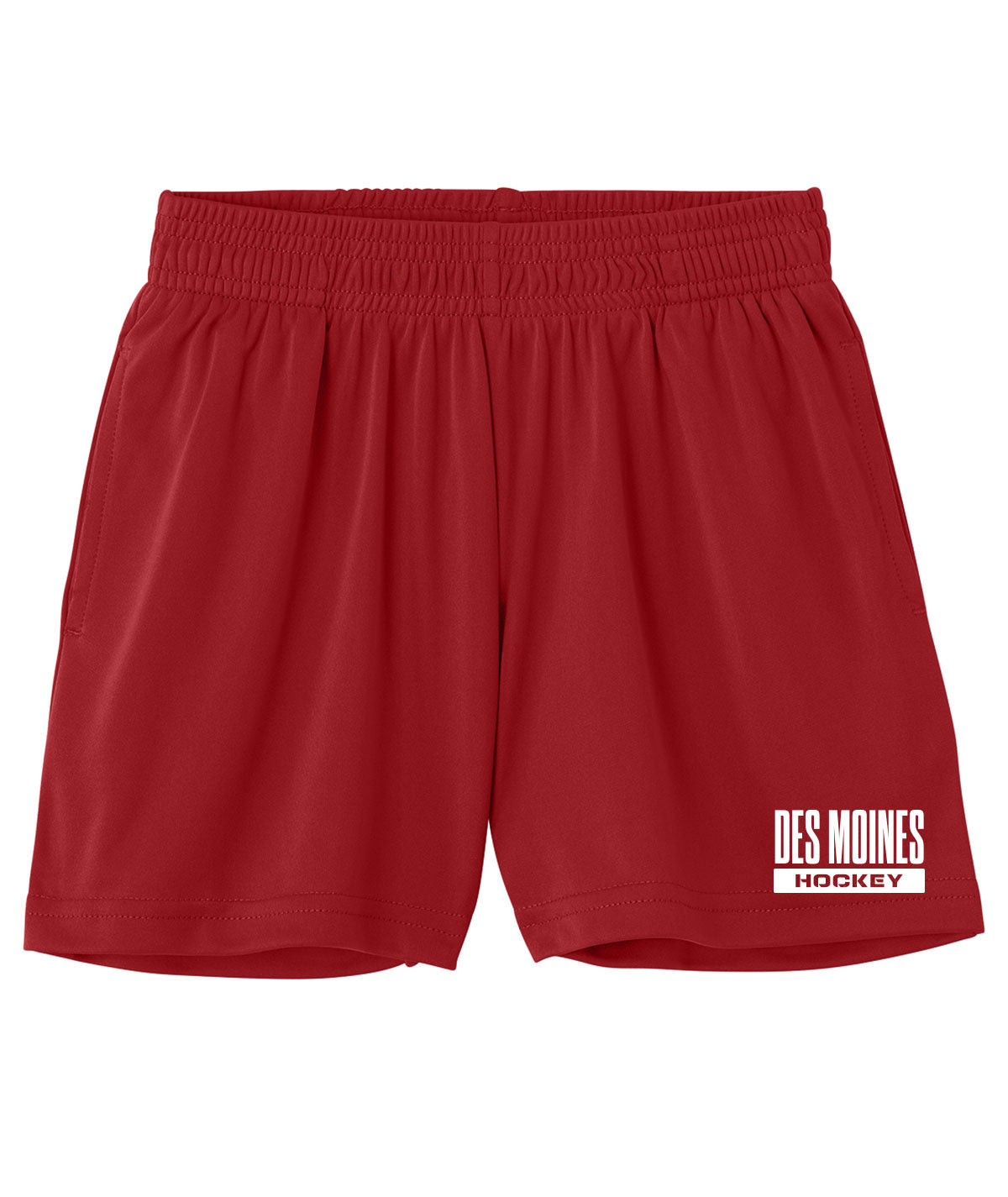 Des Moines Hockey Youth Pocketed Performance Shorts
