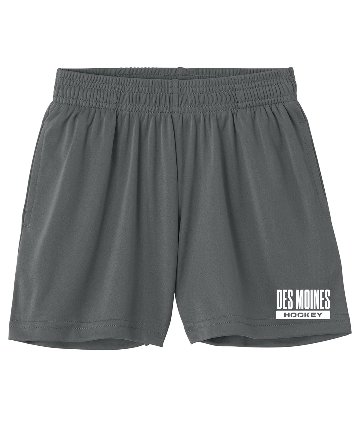 Des Moines Hockey Youth Pocketed Performance Shorts