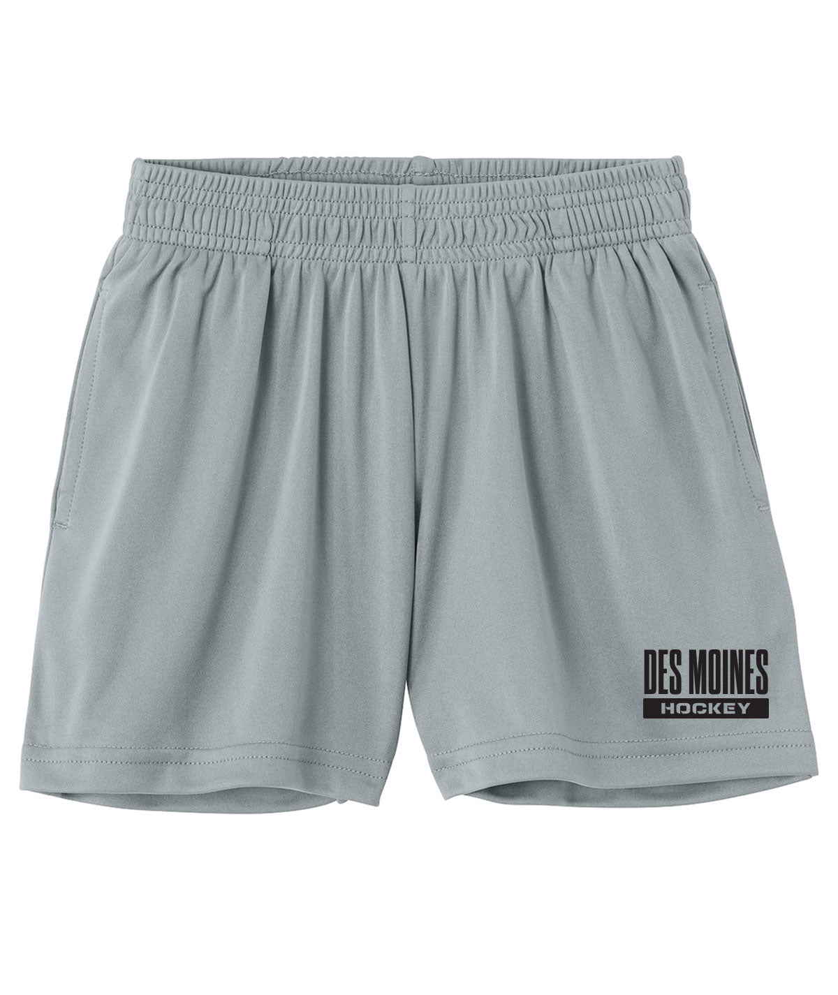 Des Moines Hockey Youth Pocketed Performance Shorts
