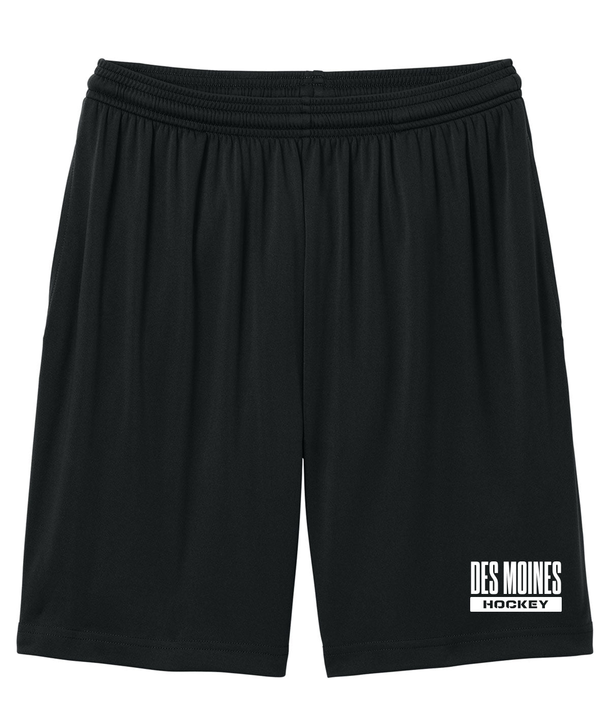 Des Moines Hockey Men's Pocketed Performance Shorts