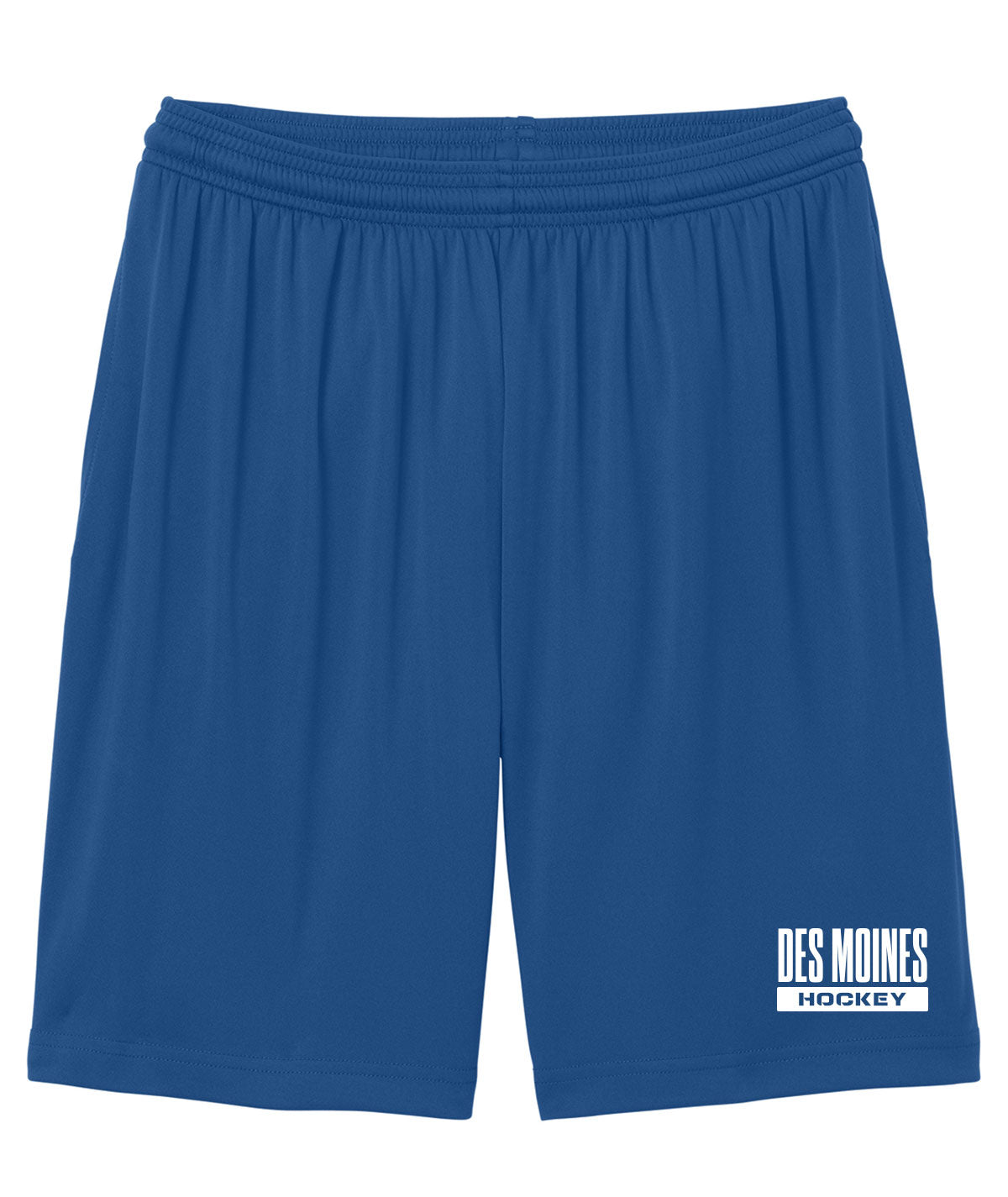 Des Moines Hockey Men's Pocketed Performance Shorts