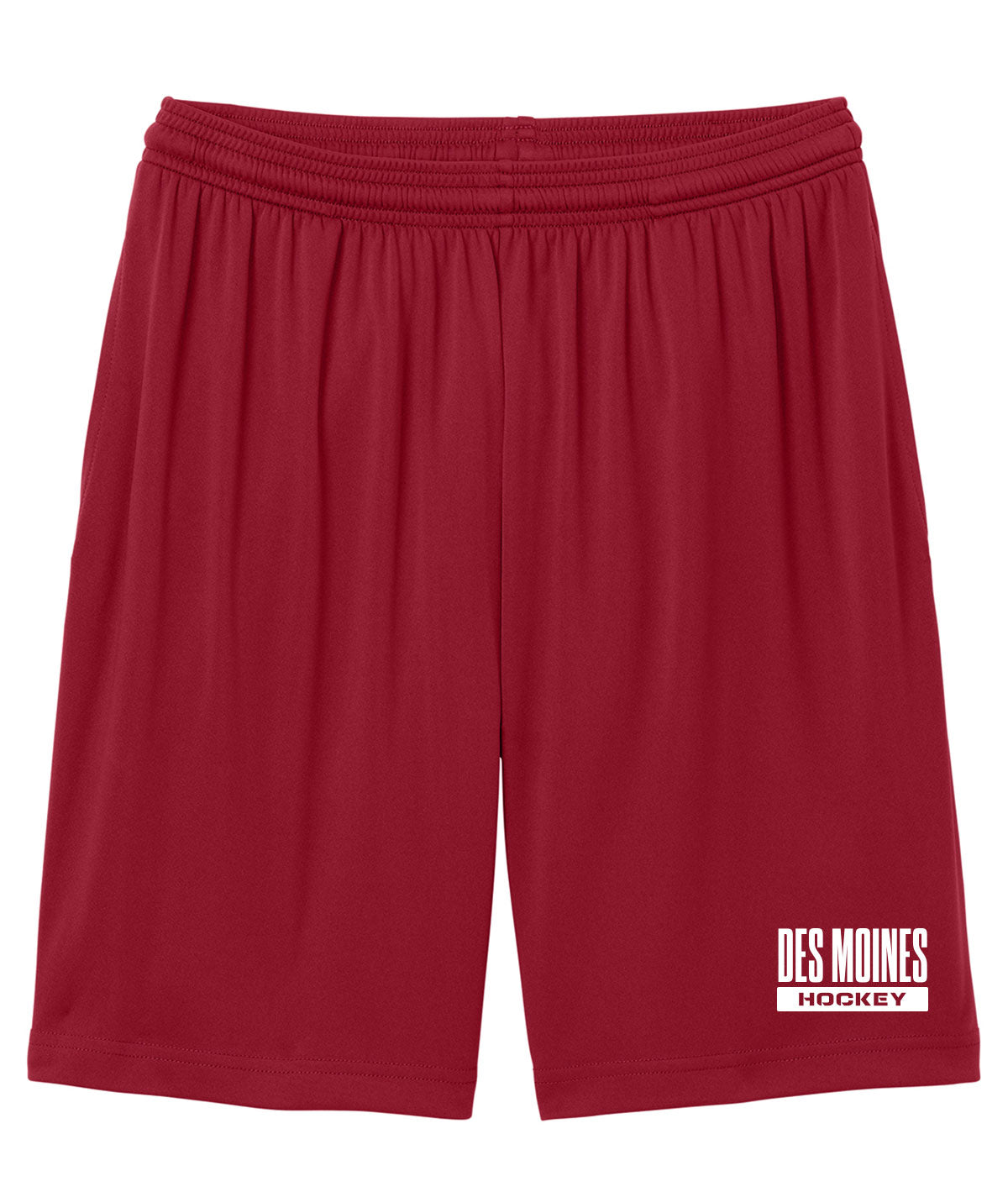 Des Moines Hockey Men's Pocketed Performance Shorts