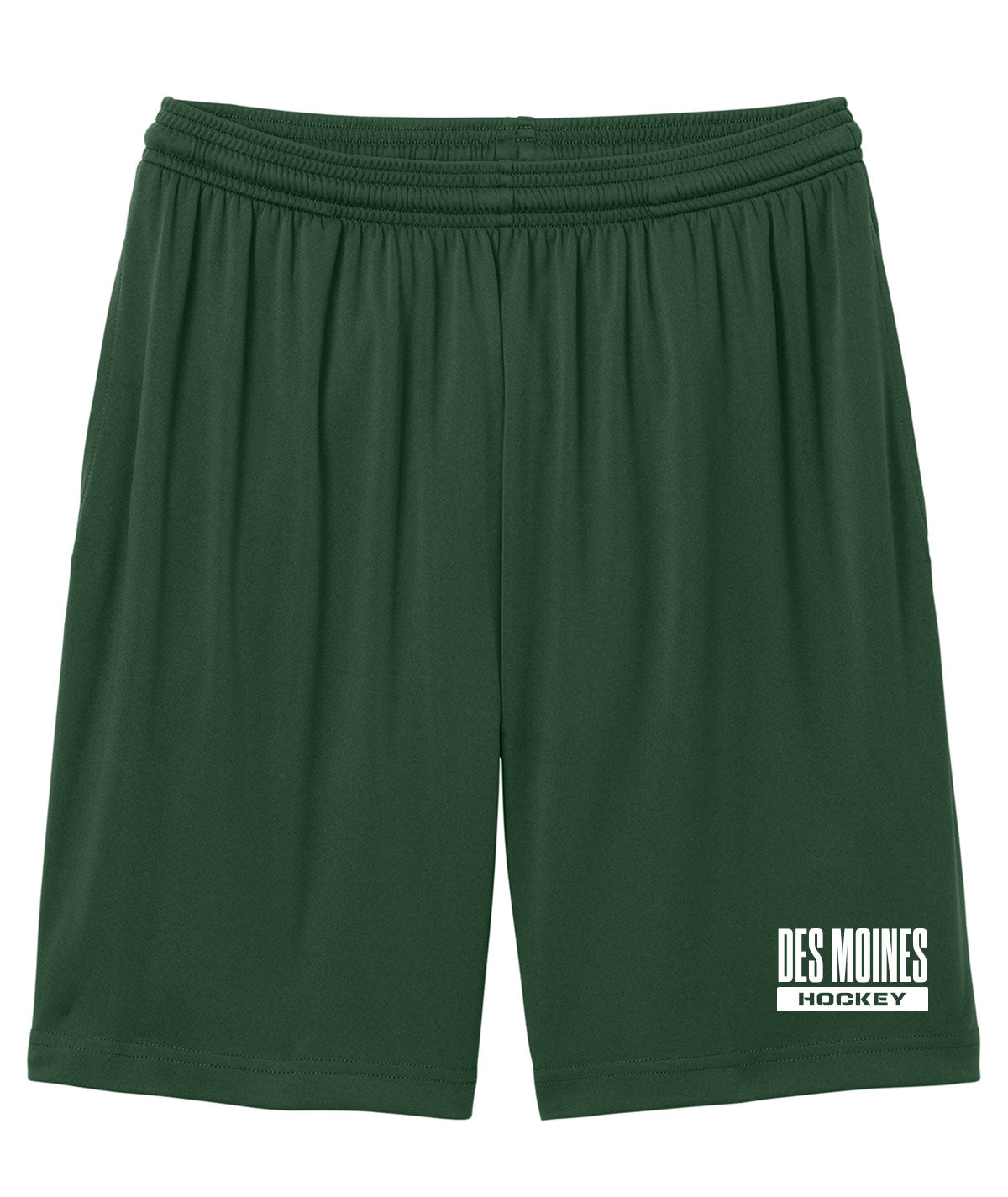 Des Moines Hockey Men's Pocketed Performance Shorts