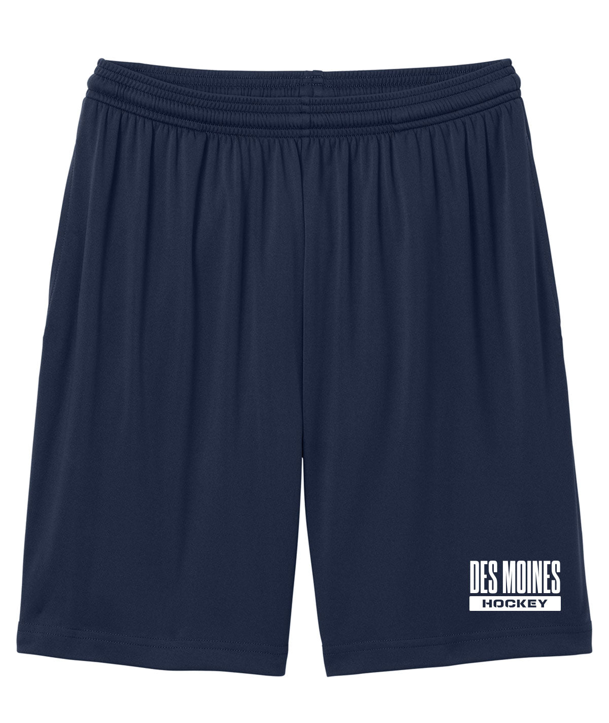 Des Moines Hockey Men's Pocketed Performance Shorts