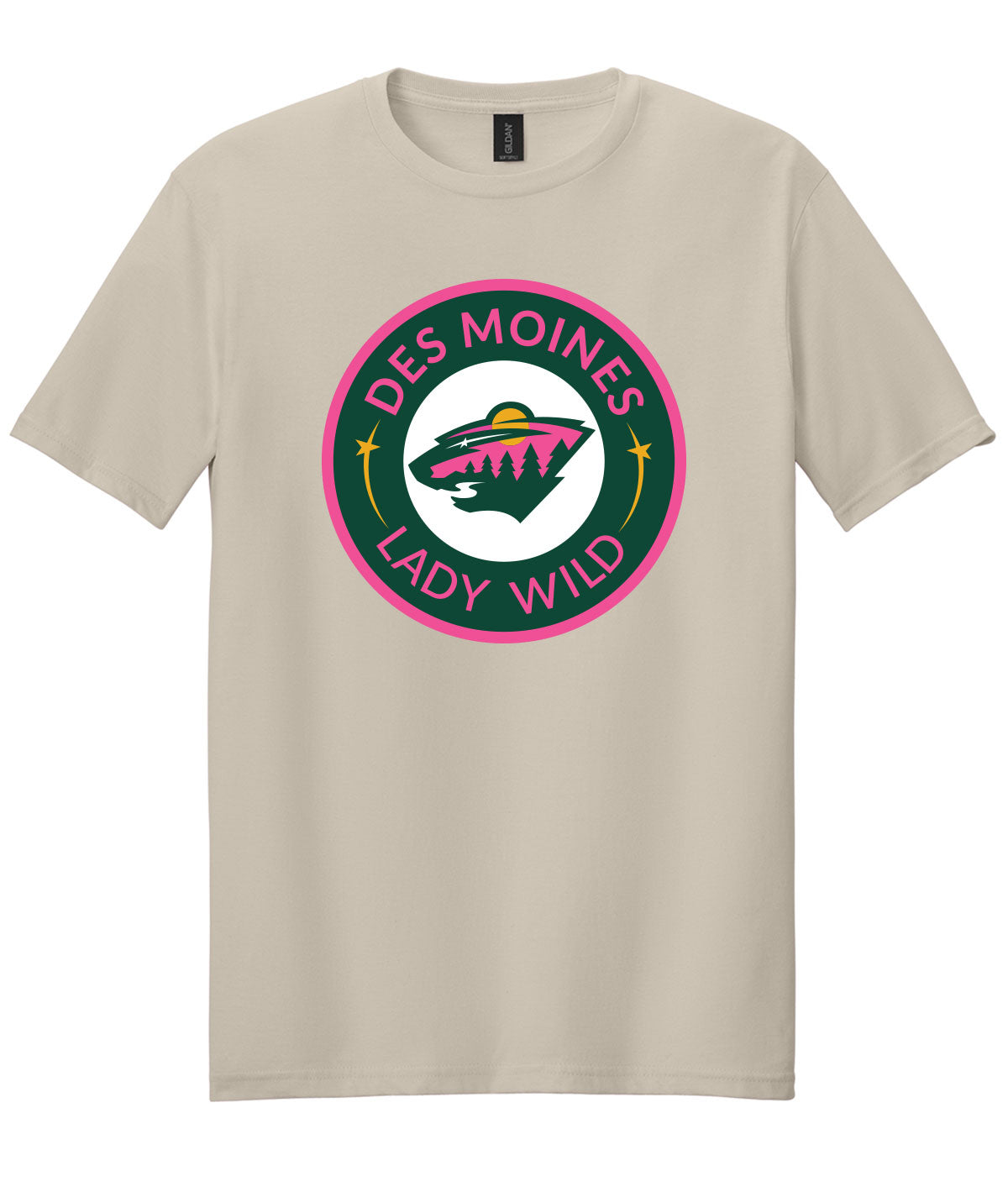 Des Moines Lady Wild Soft Tee