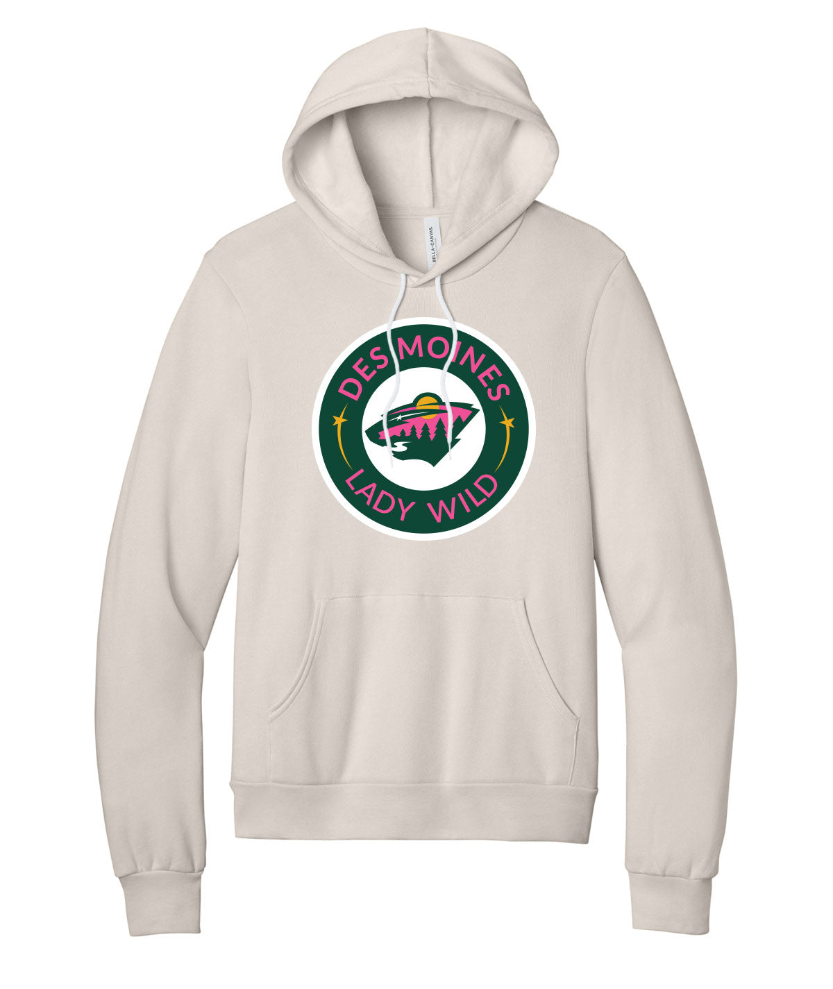 Des Moines Lady Wild Premium Softstyle Hoodie