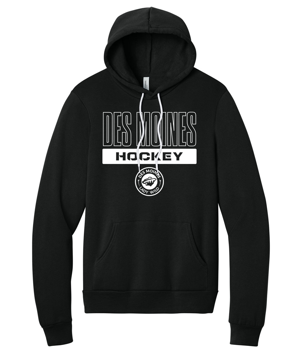 Des Moines Lady Wild Premium Softstyle Hoodie
