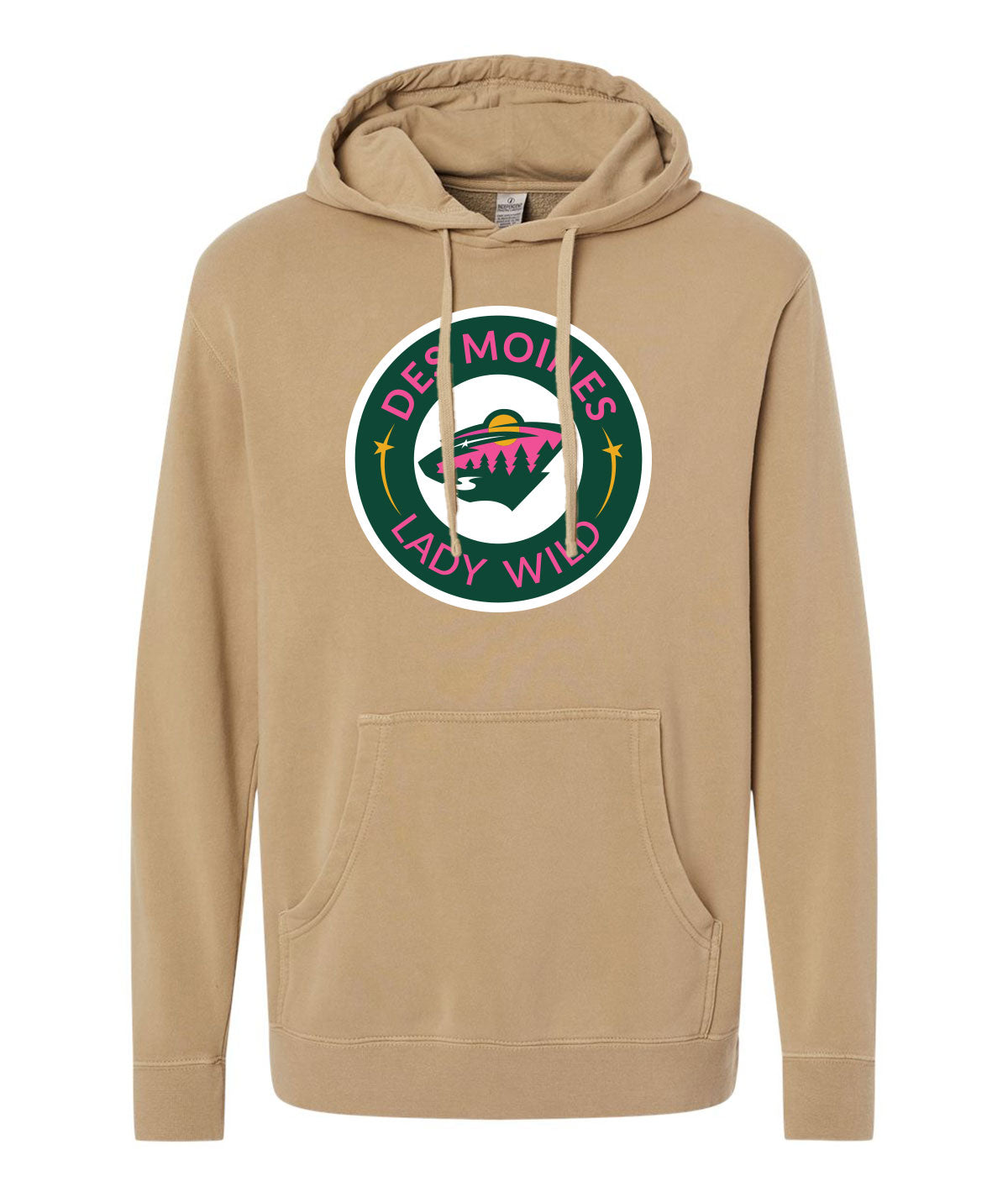 Des Moines Lady Wild Slouch Hoodie