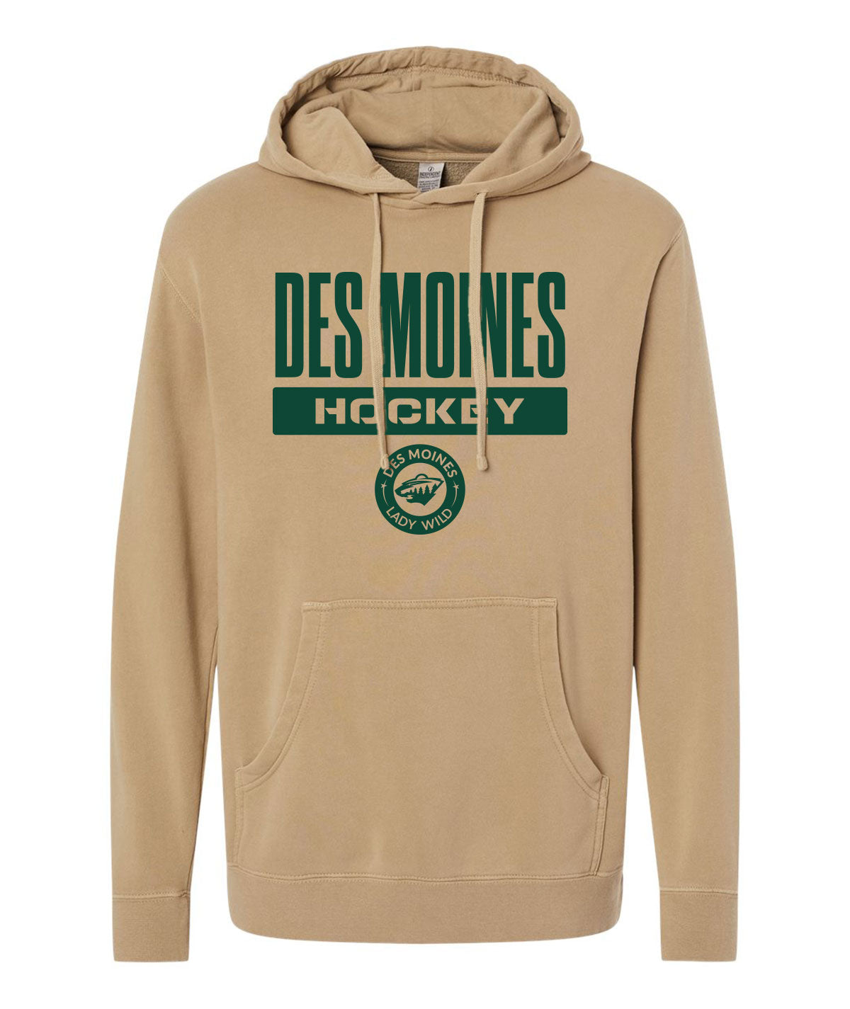 Des Moines Lady Wild Slouch Hoodie
