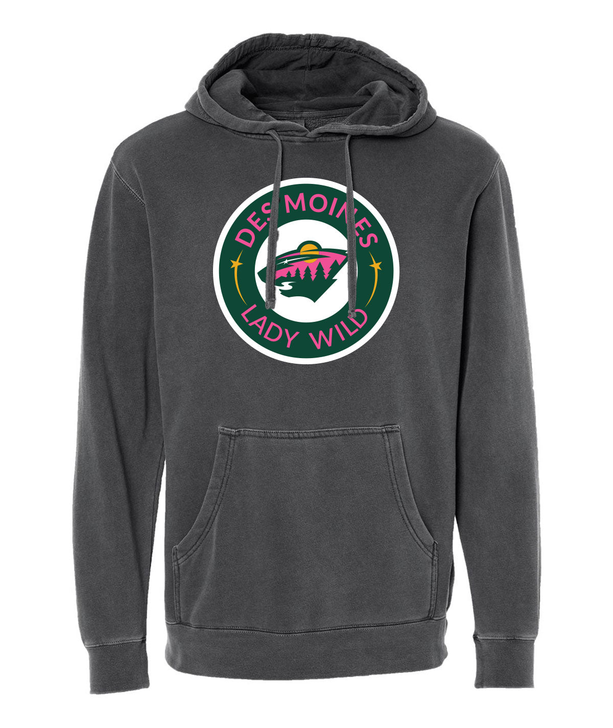 Des Moines Lady Wild Slouch Hoodie