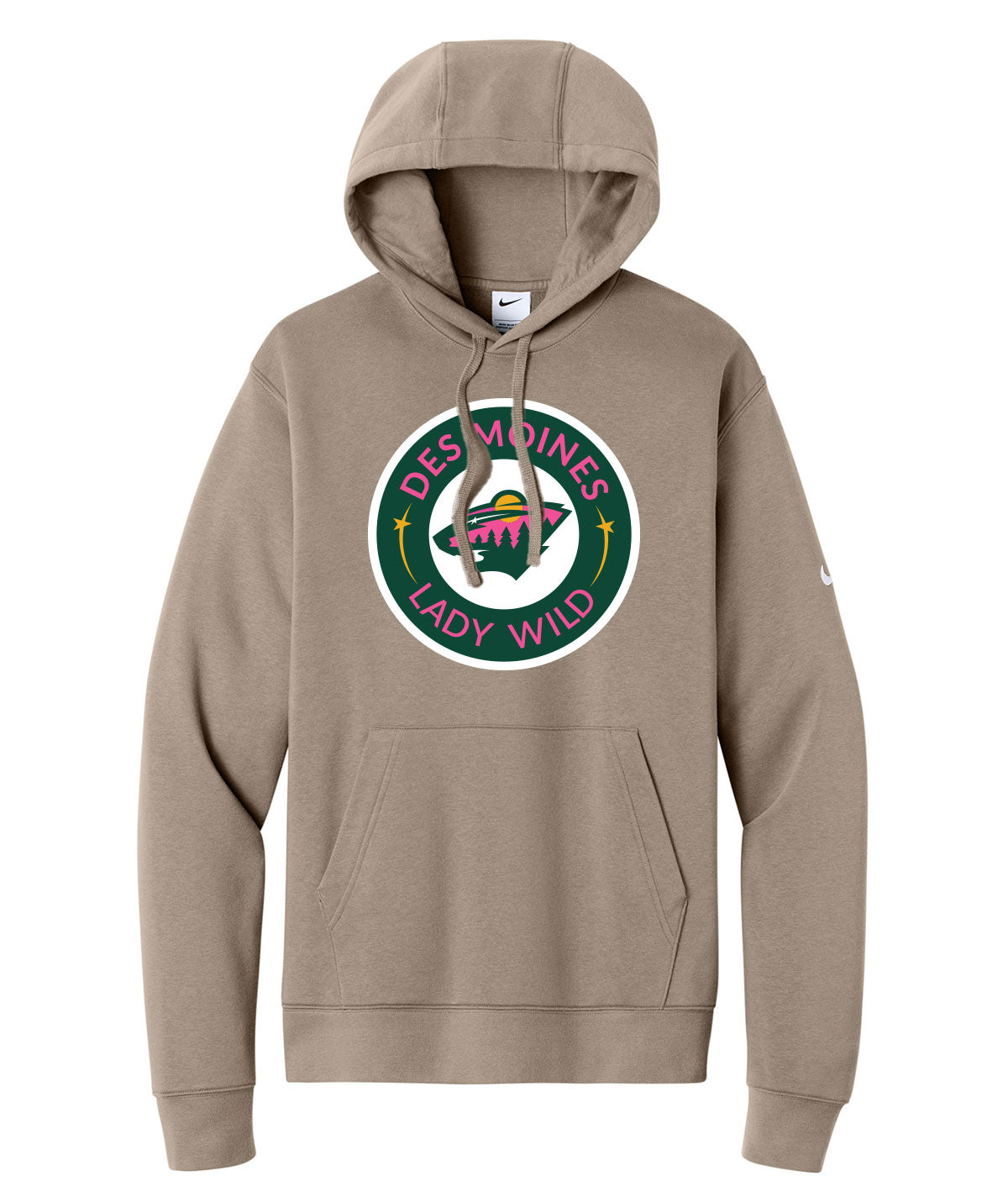 Des Moines Lady Wild Nike Fleece Hoodie