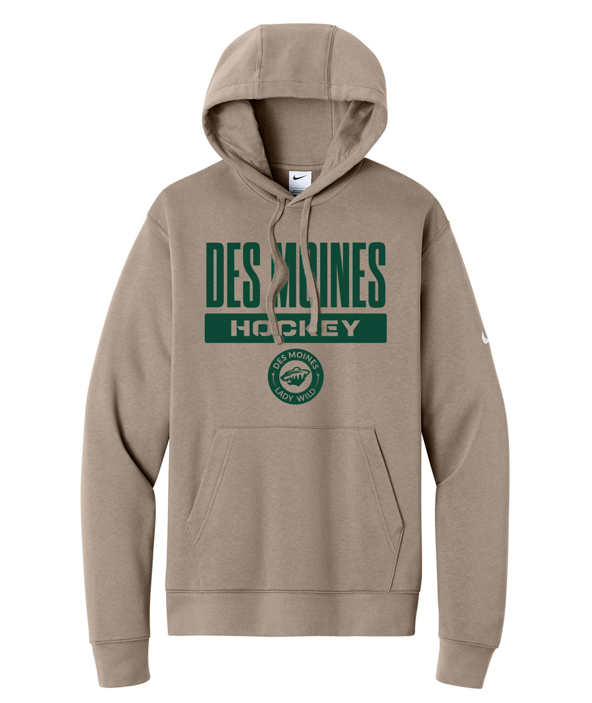 Des Moines Lady Wild Nike Fleece Hoodie
