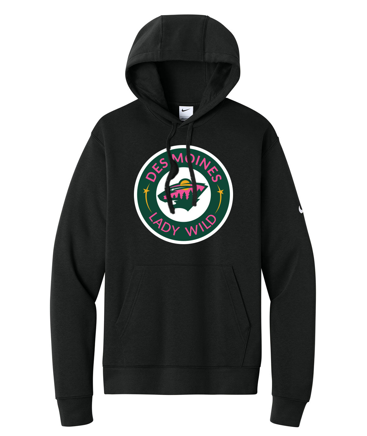 Des Moines Lady Wild Nike Fleece Hoodie