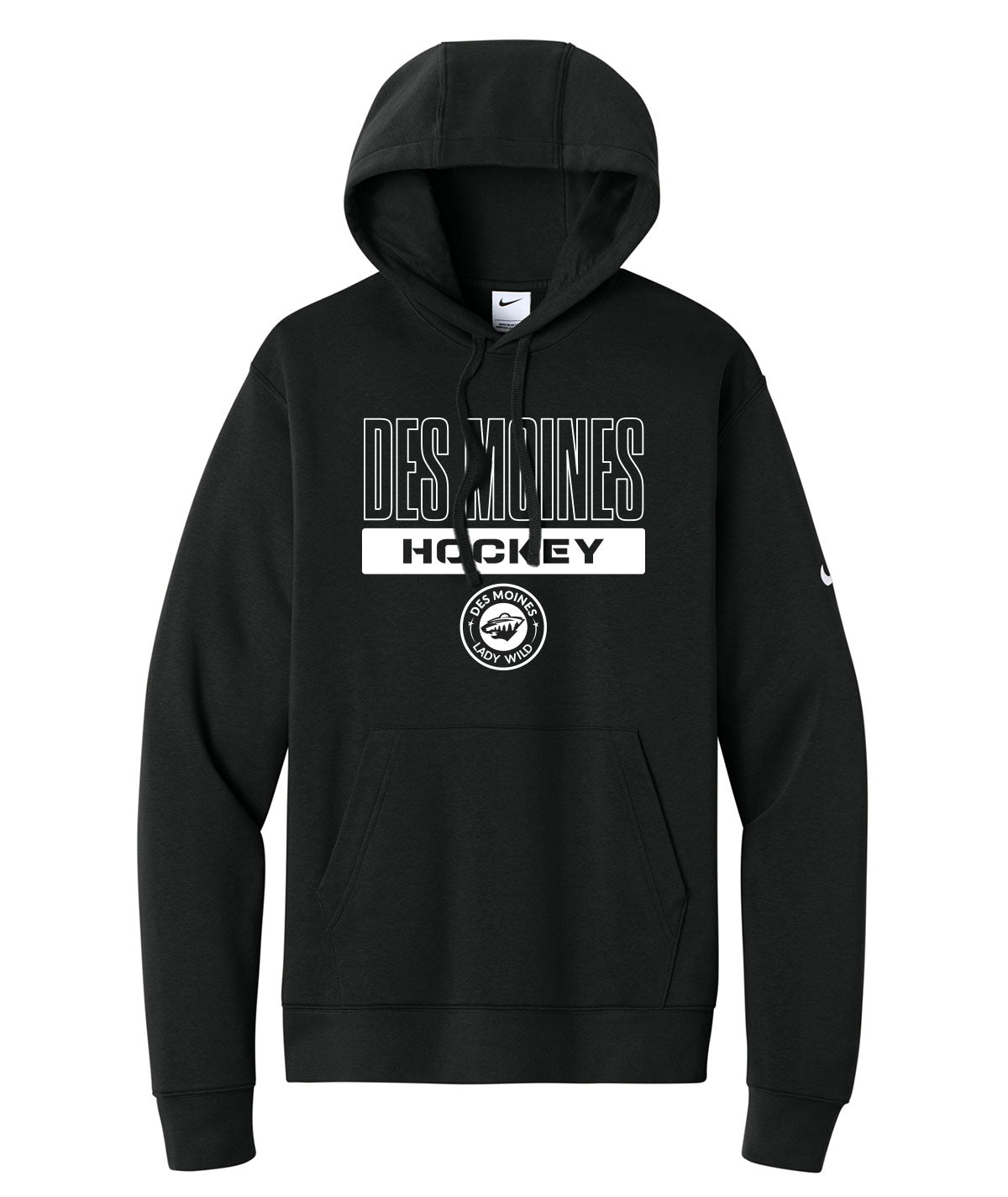 Des Moines Lady Wild Nike Fleece Hoodie