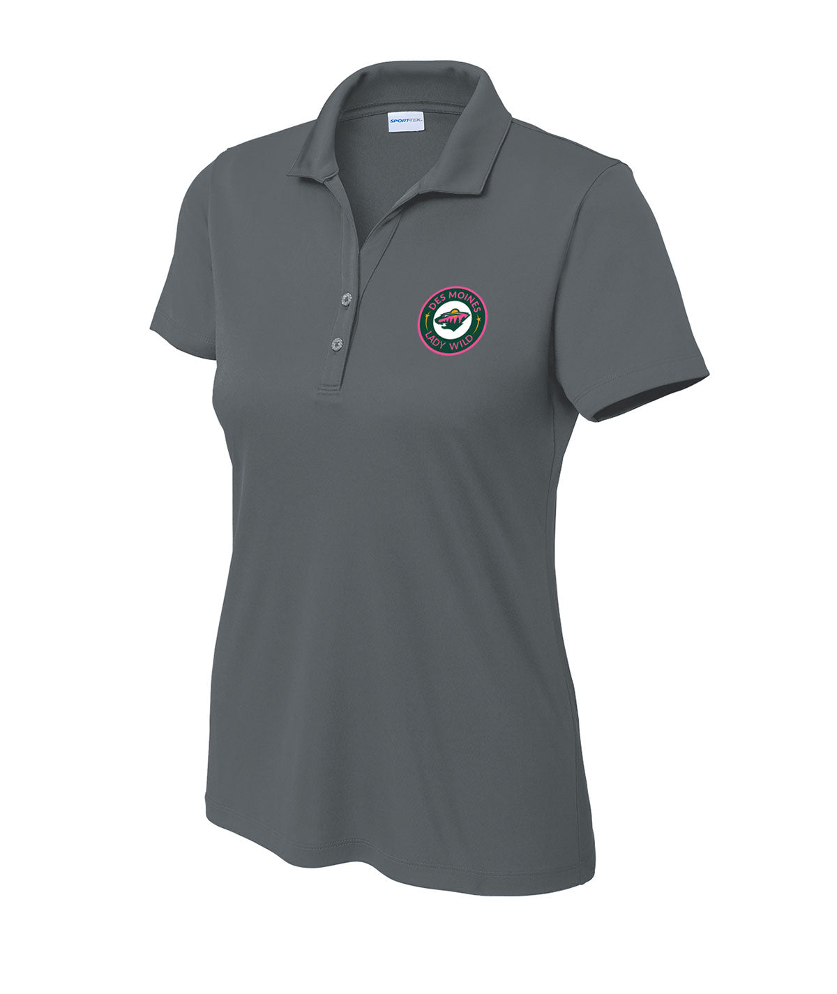 Des Moines Lady Wild Womens Performance Polo