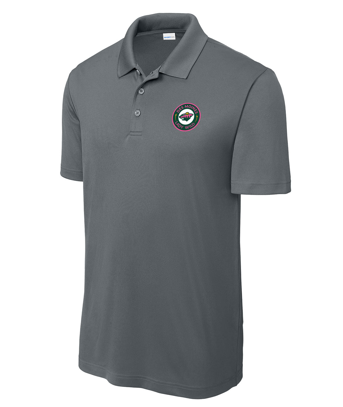Des Moines Lady Wild Men Performance Polo