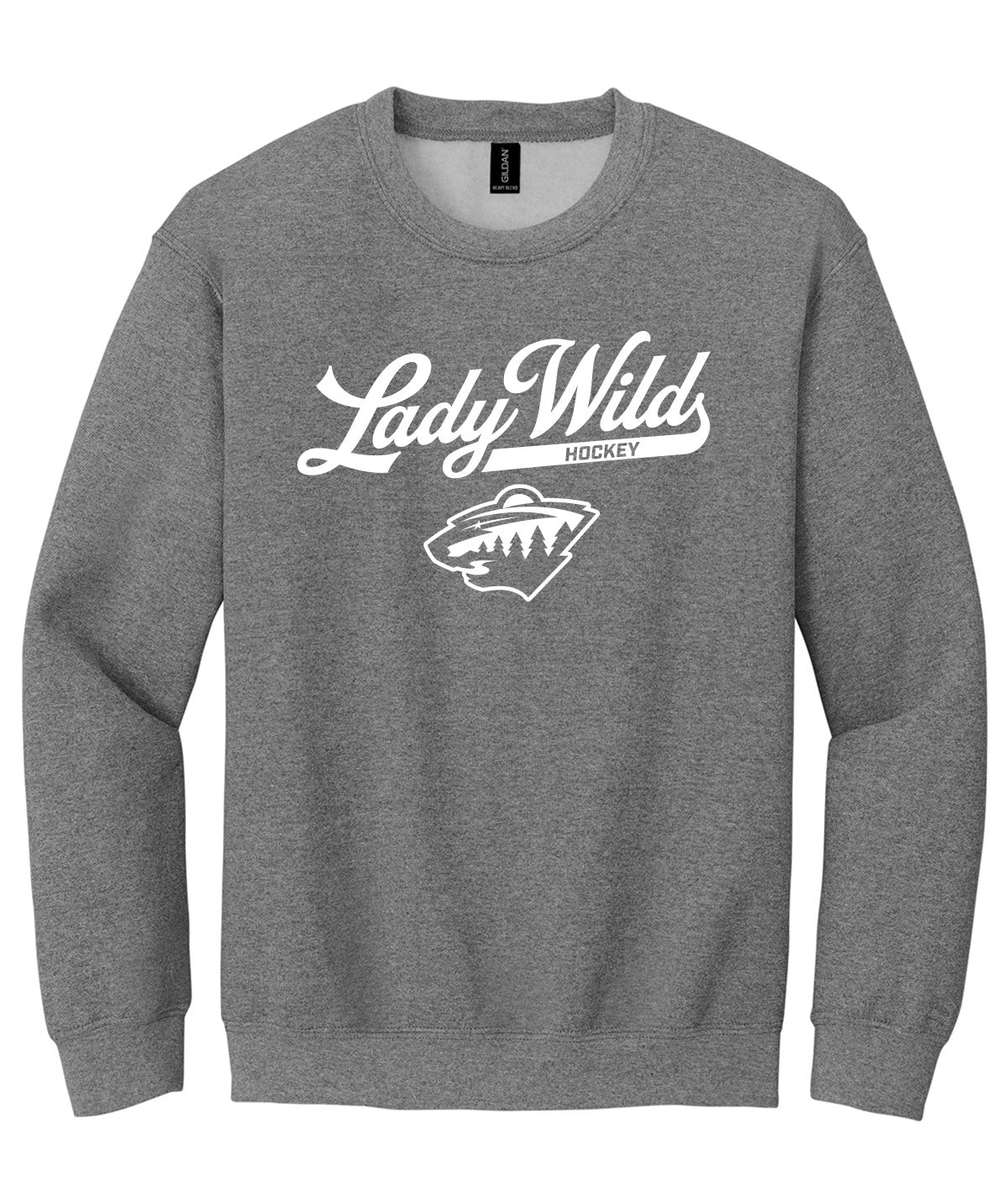Des Moines Lady Wild Script Crewneck Sweatshirt