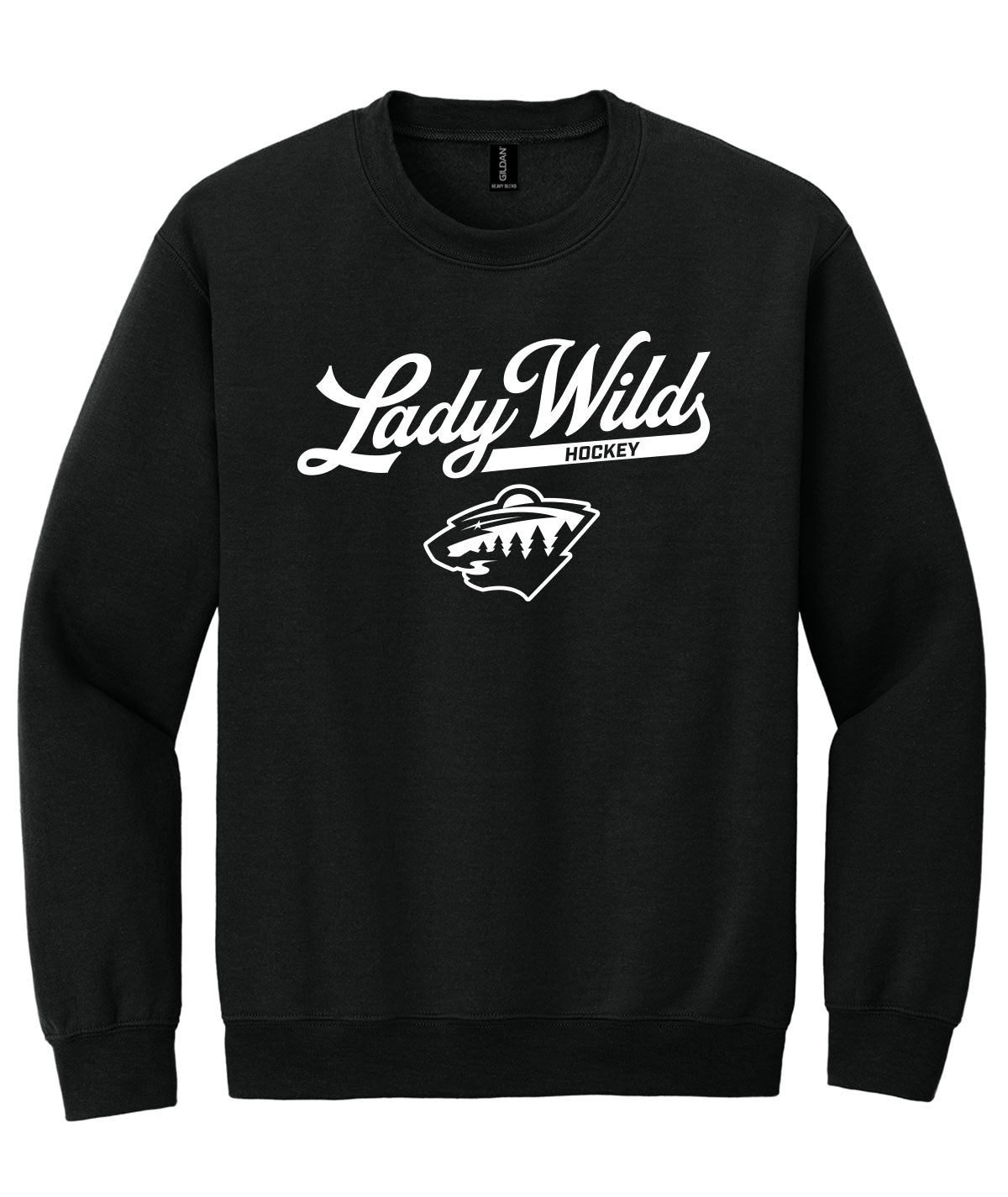 Des Moines Lady Wild Script Crewneck Sweatshirt