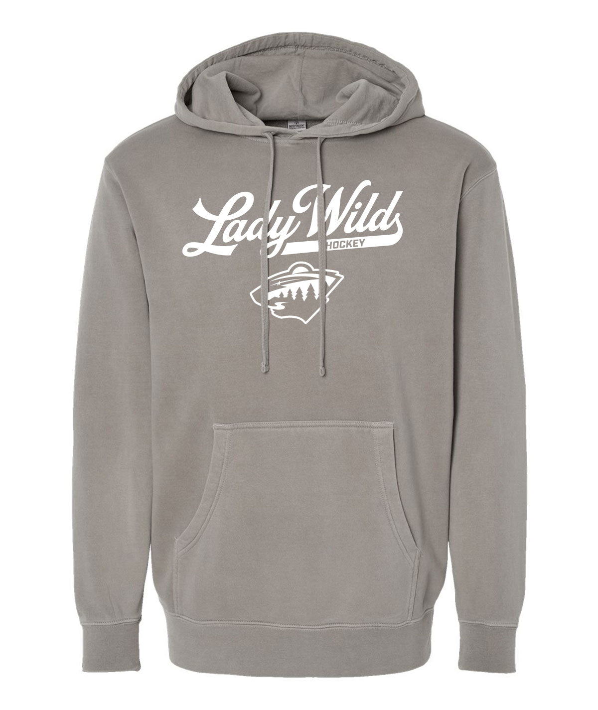 Des Moines Lady Wild Script Slouch Hoodie