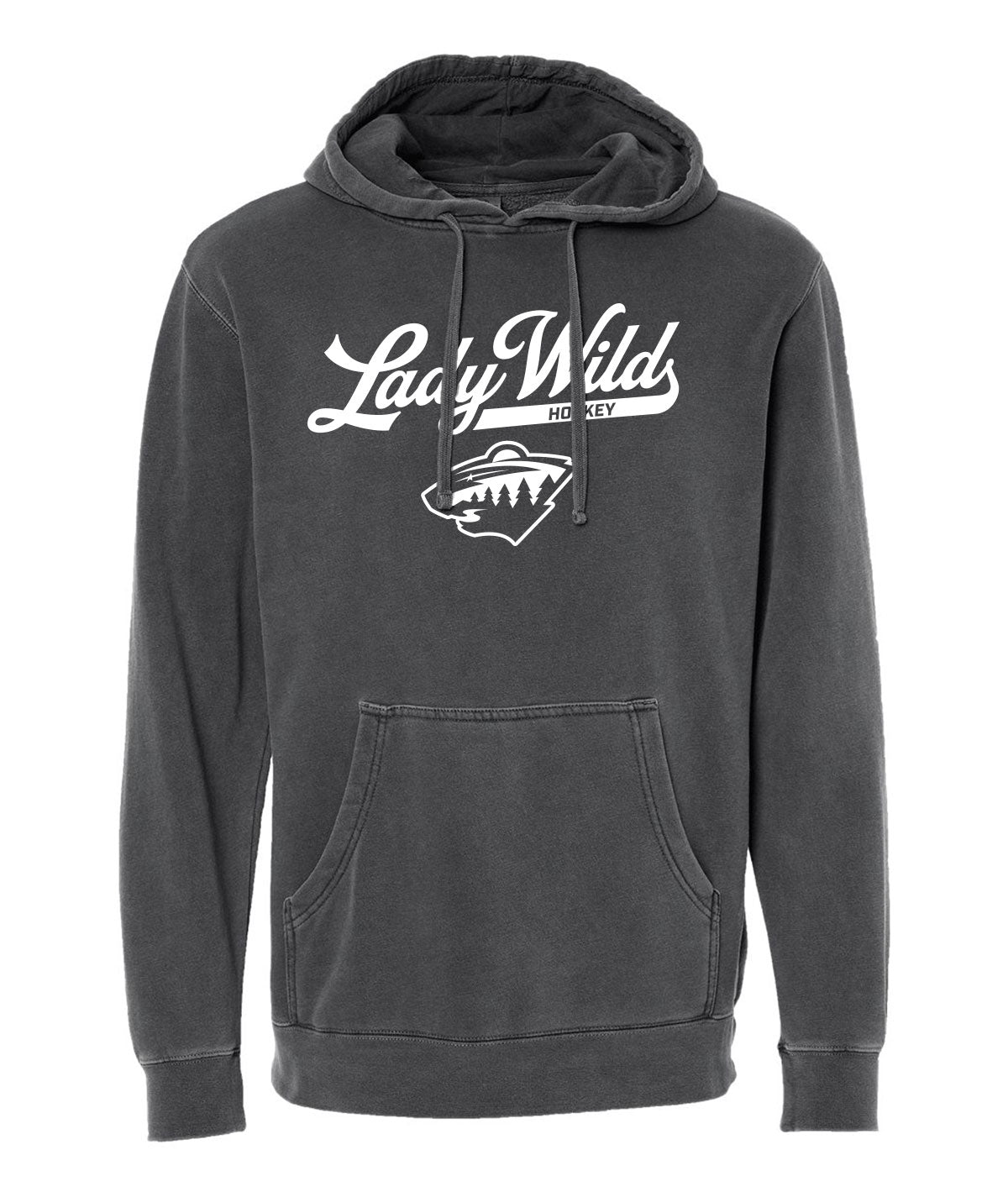 Des Moines Lady Wild Script Slouch Hoodie