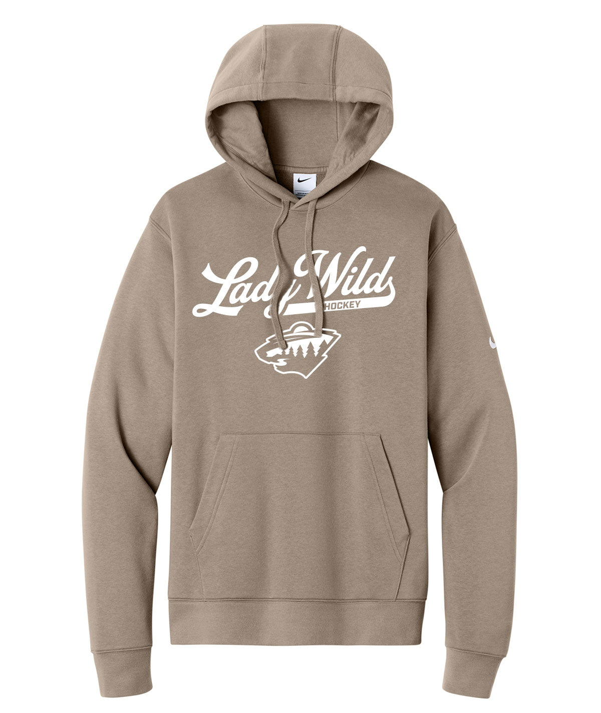 Des Moines Lady Wild Script Nike Fleece Hoodie
