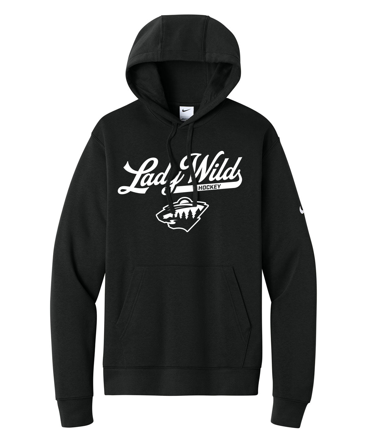 Des Moines Lady Wild Script Nike Fleece Hoodie
