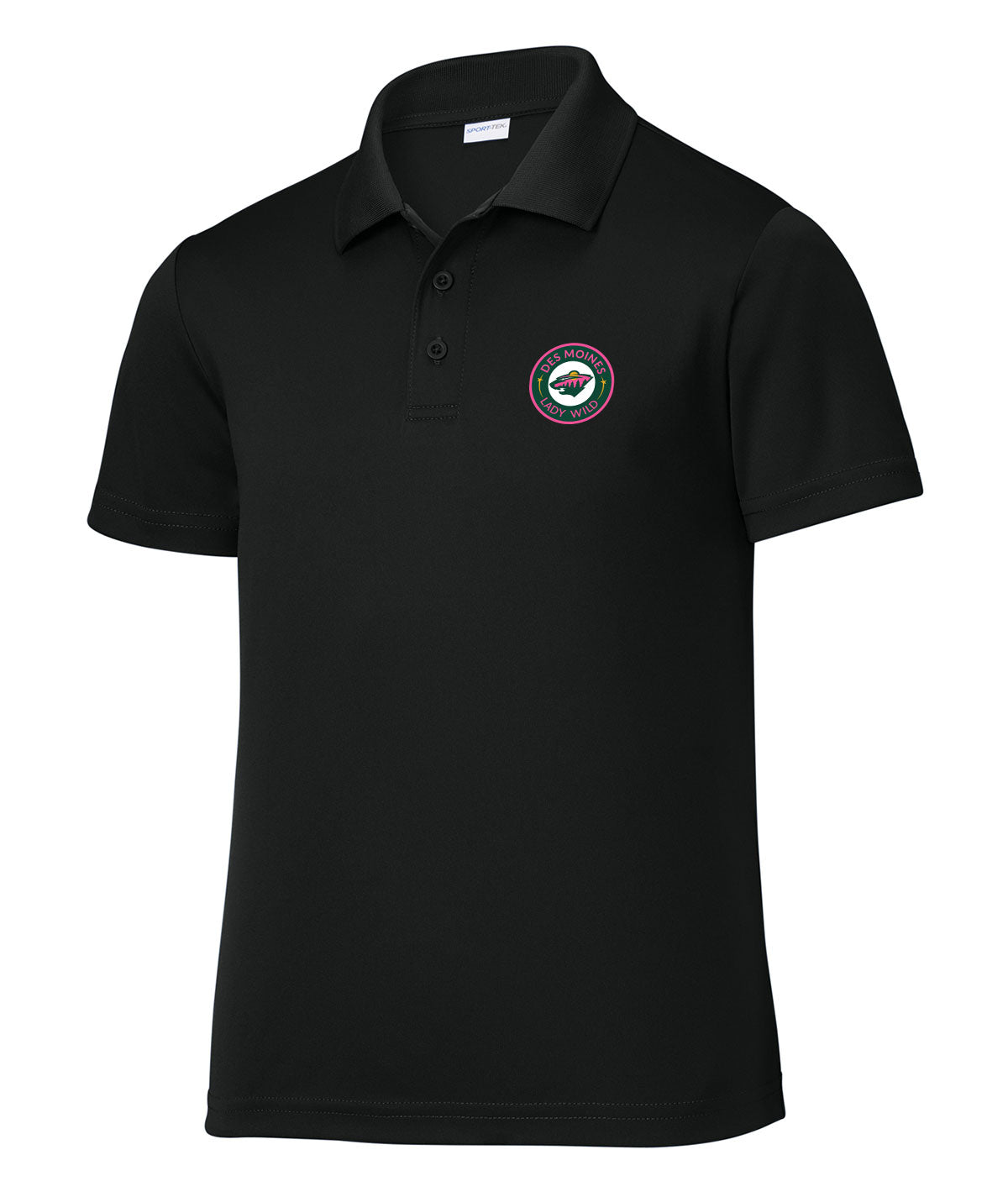 Des Moines Lady Wild Youth Performance Polo