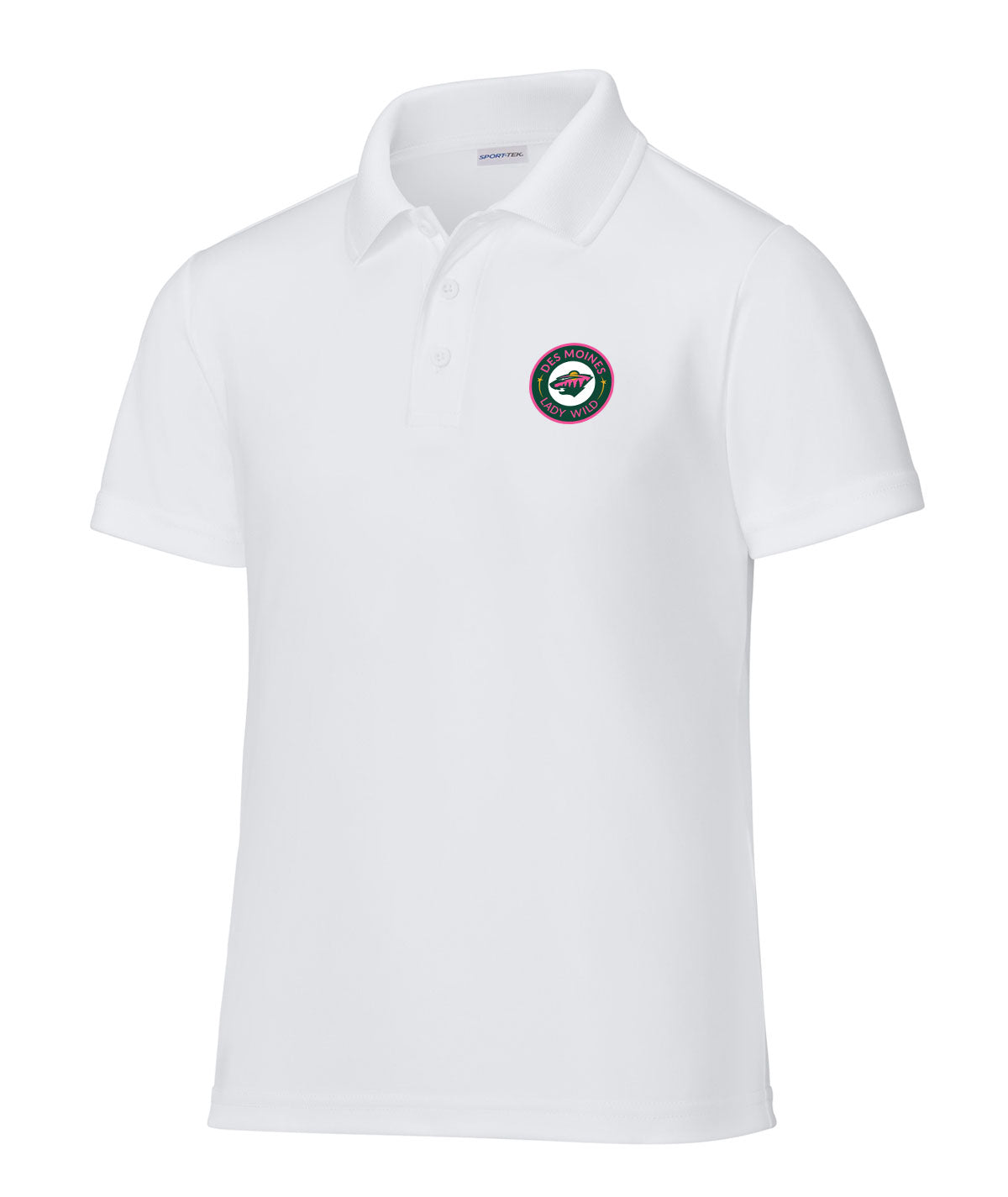 Des Moines Lady Wild Youth Performance Polo