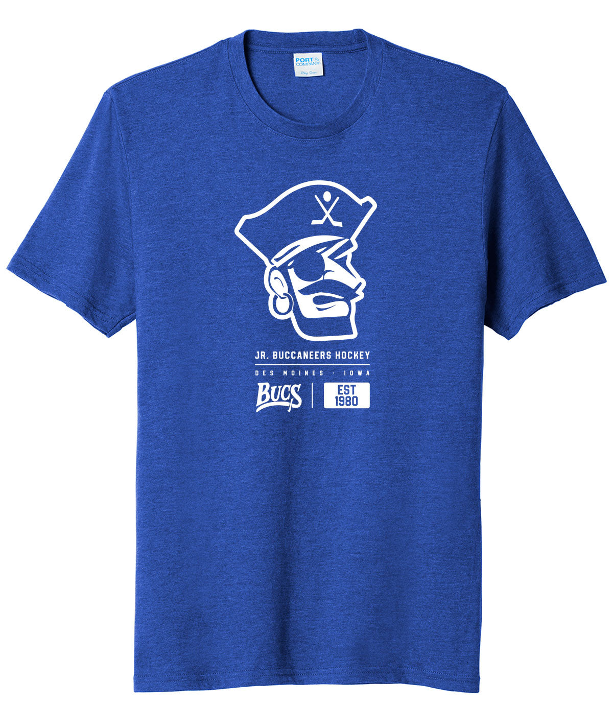 Des Moines Jr. Bucs Tag Soft Tee