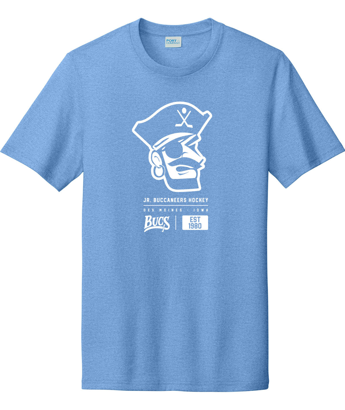 Des Moines Jr. Bucs Tag Soft Tee
