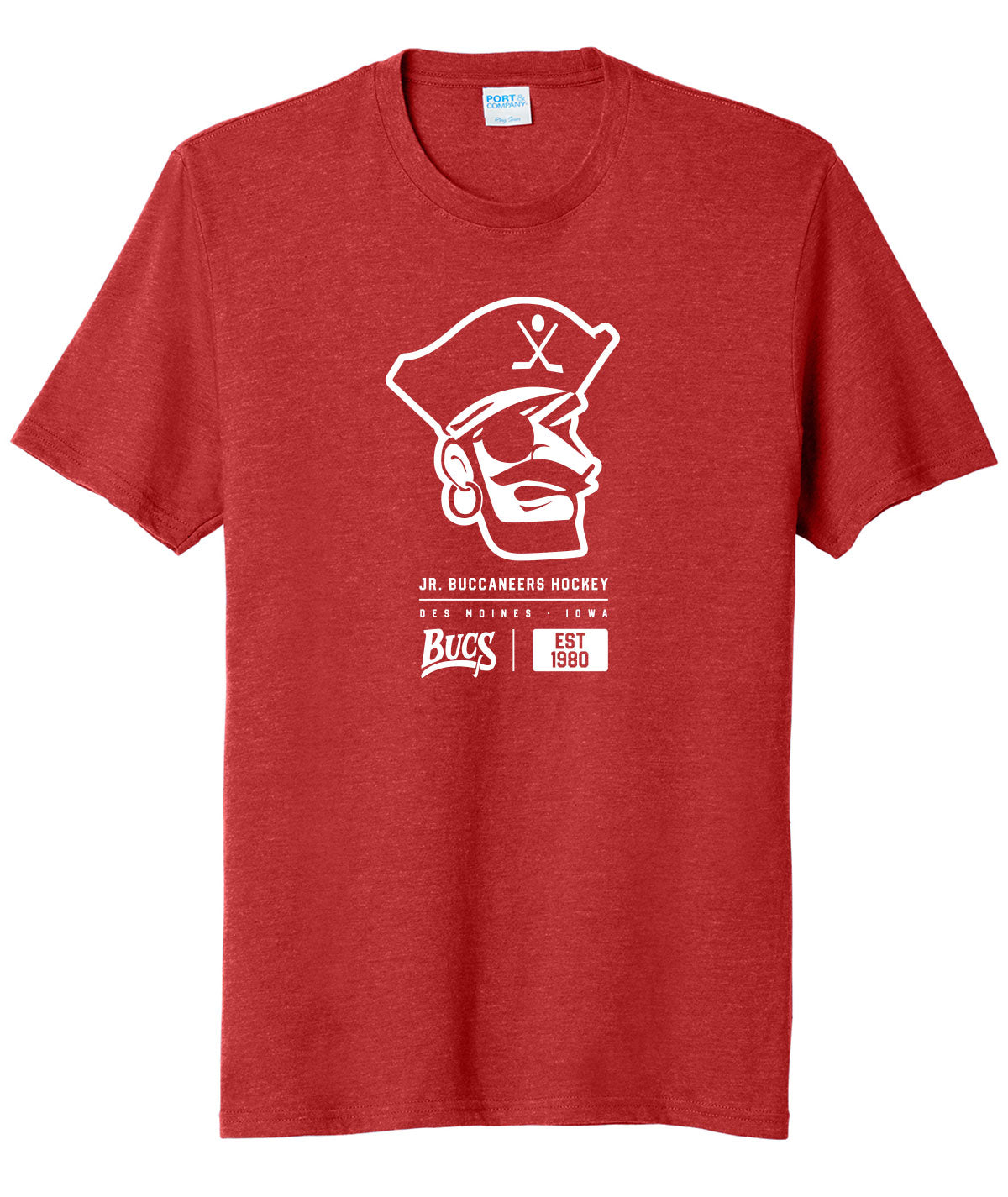 Des Moines Jr. Bucs Tag Soft Tee