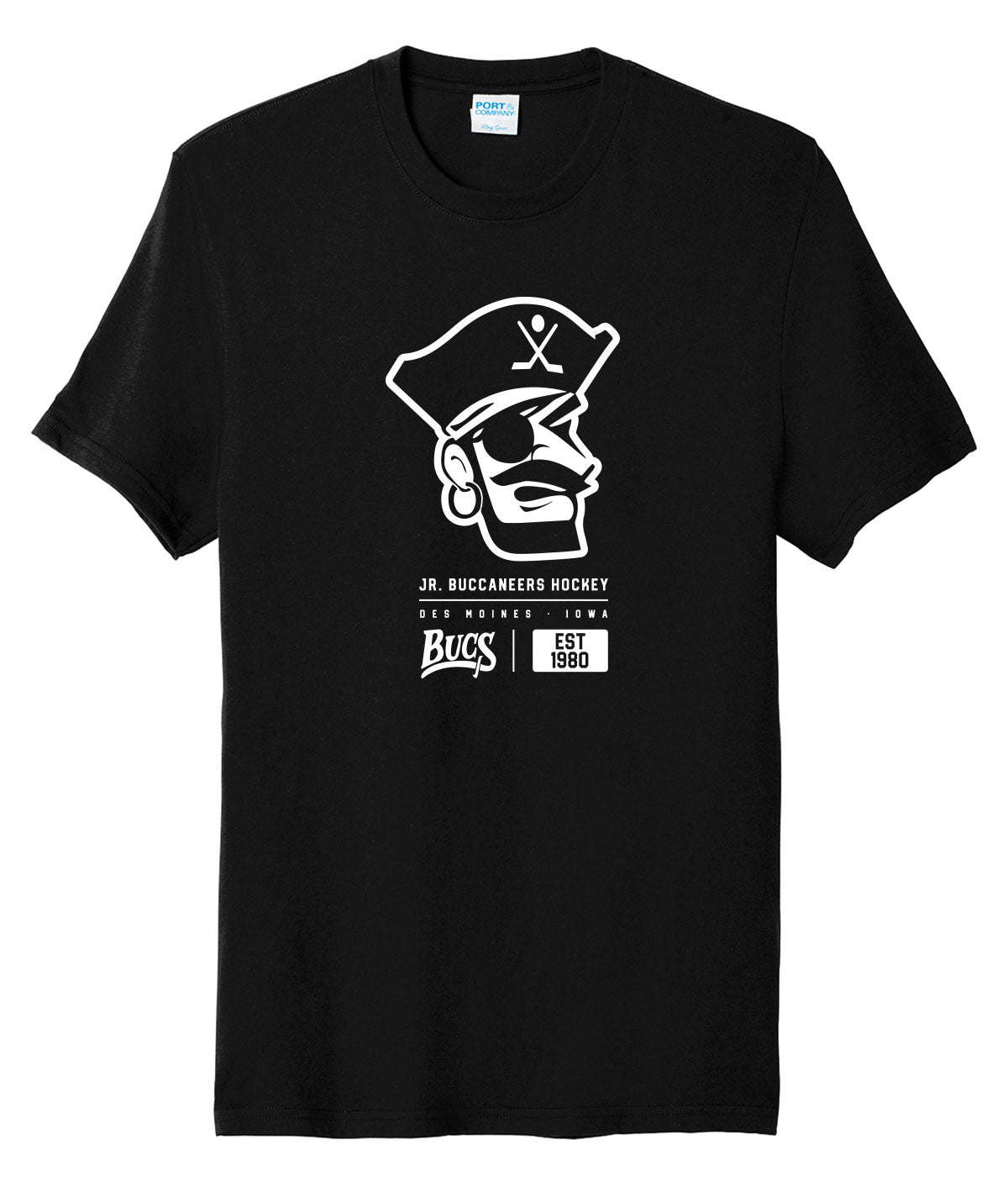 Des Moines Jr. Bucs Tag Soft Tee