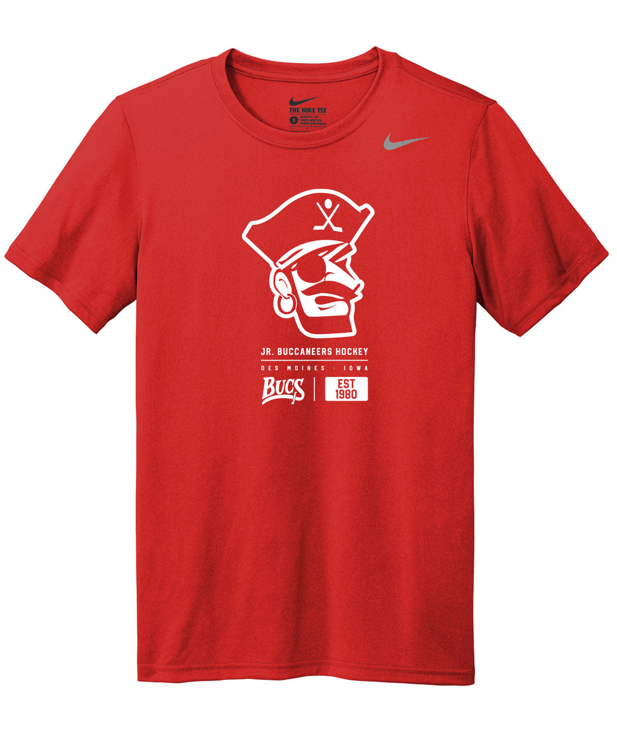 Des Moines Jr. Bucs Tag Nike Legend Tee