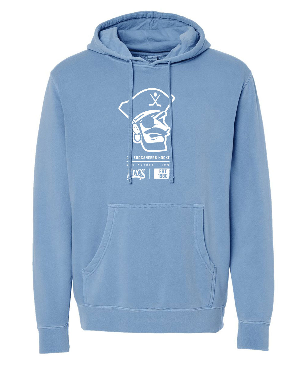 Des Moines Jr. Bucs Tag Slouch Hoodie